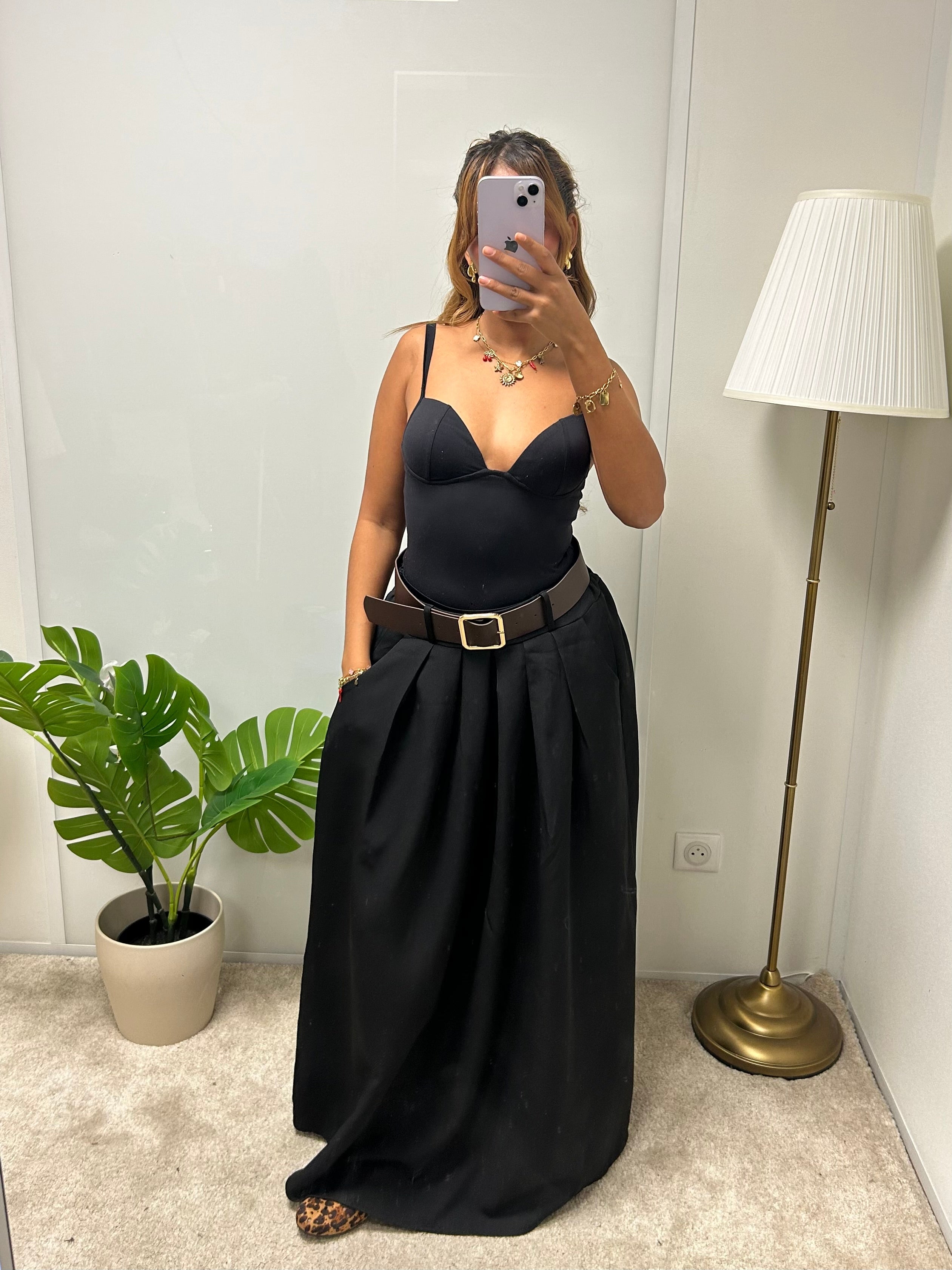 Jupe CYNDELLE à ceinture