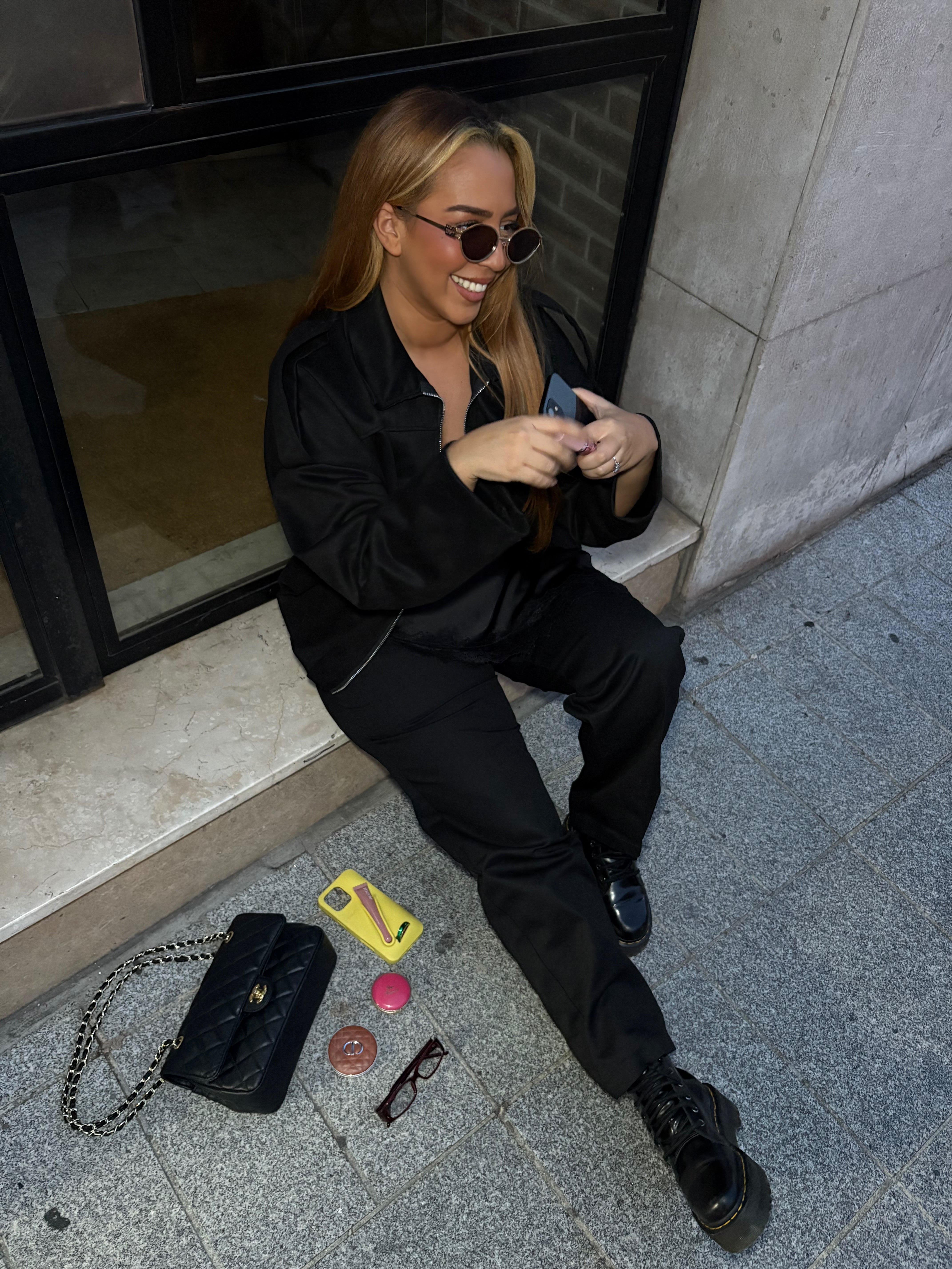 Veste bombers suédine en daim dania