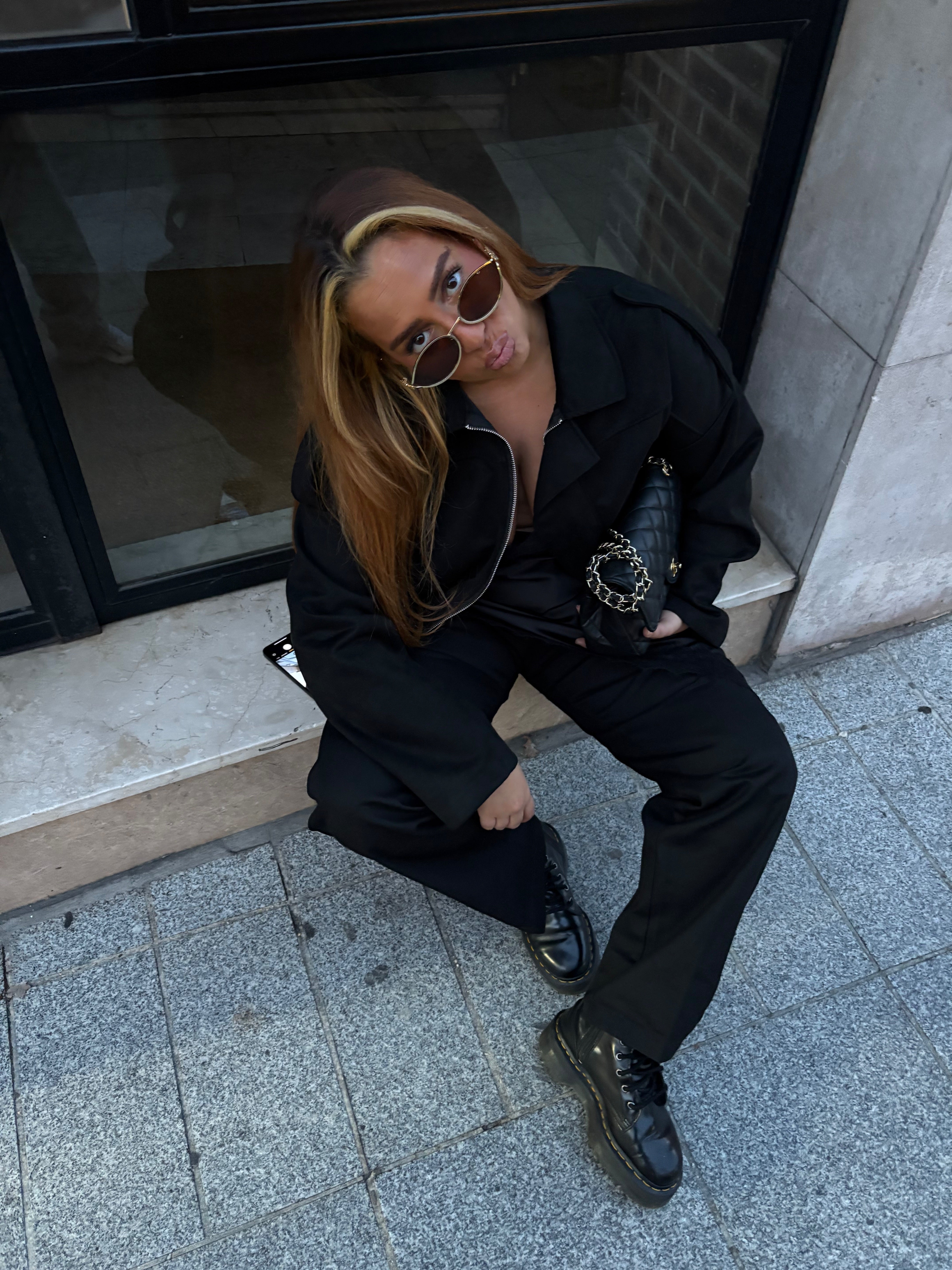 Veste bombers suédine en daim dania