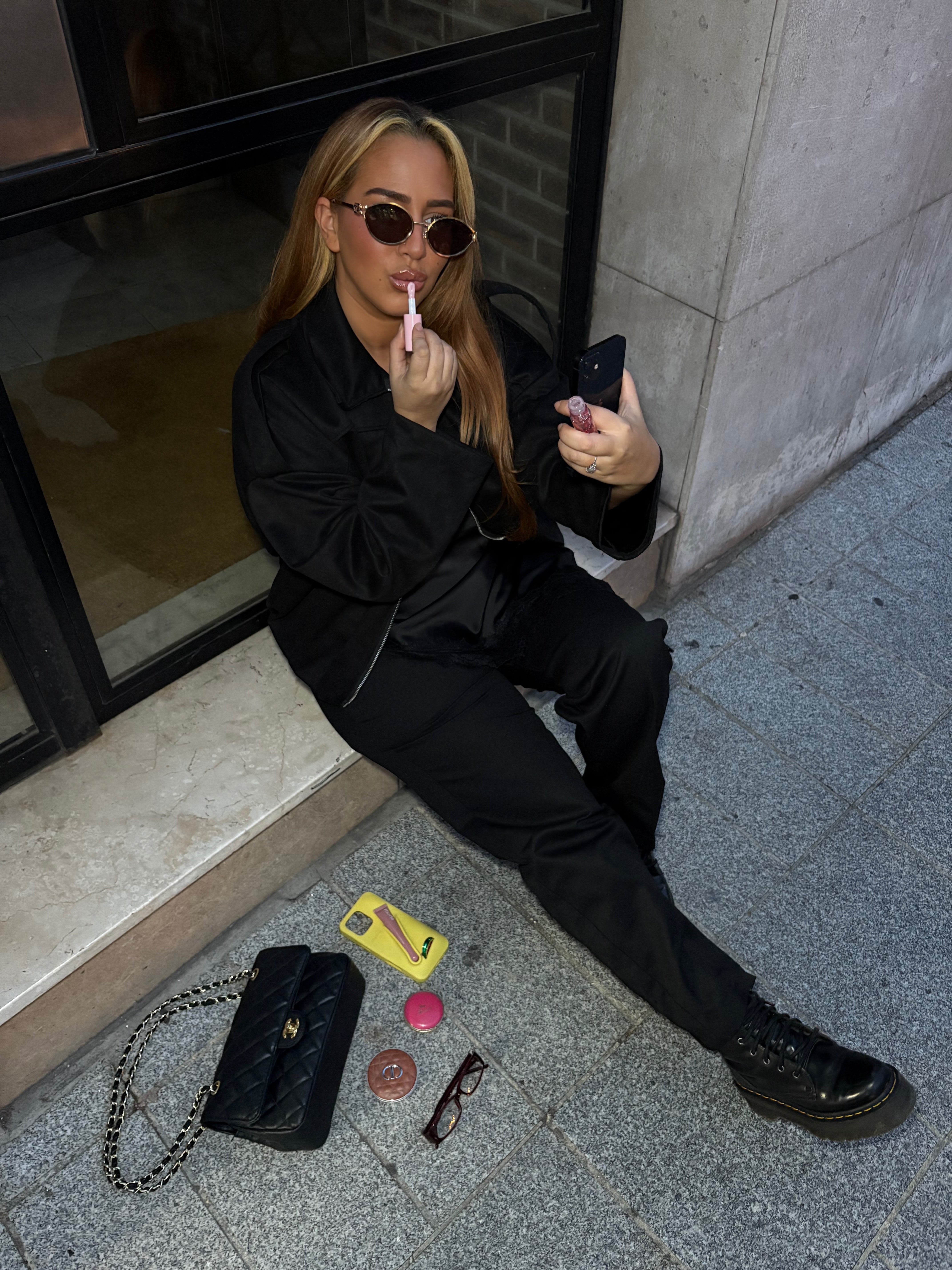 Veste bombers suédine en daim dania