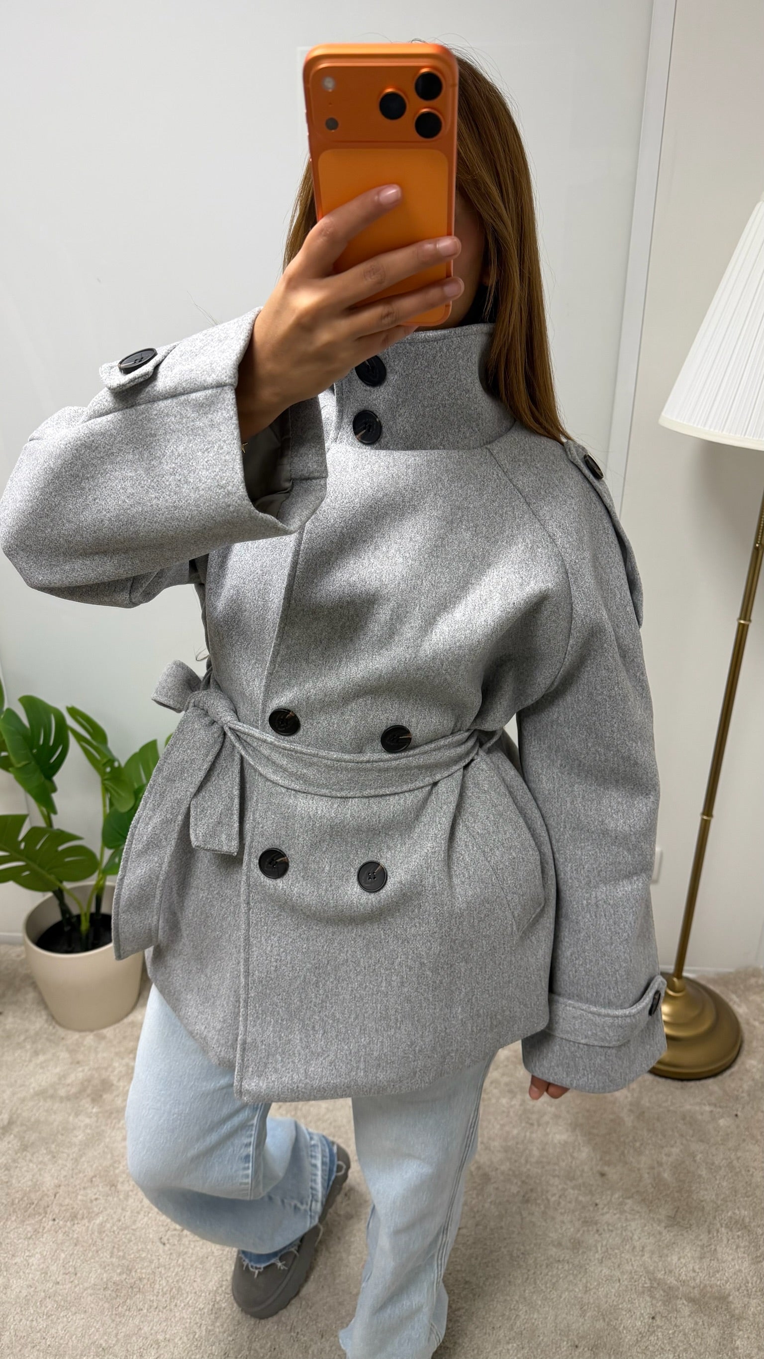 Manteau à col montant Sabrina