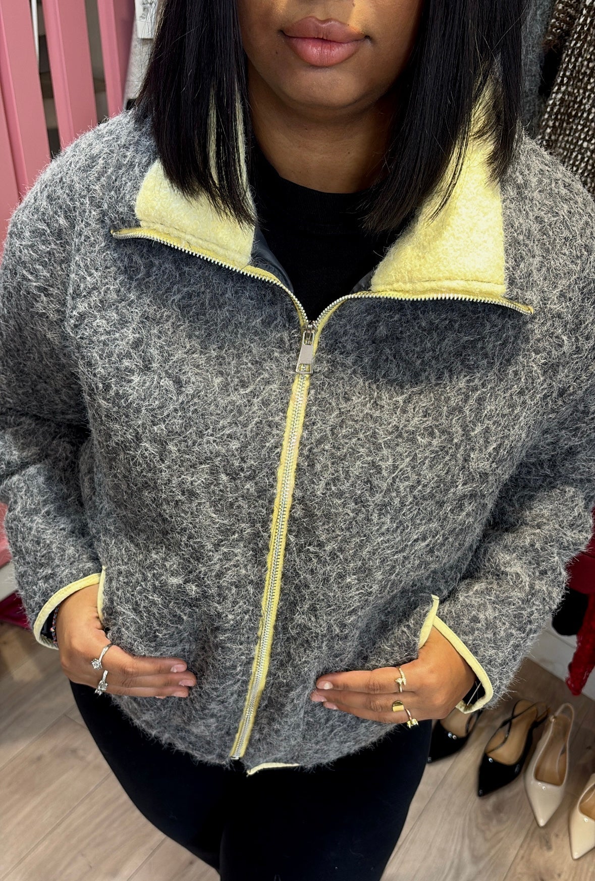 Veste bicolore NADINE