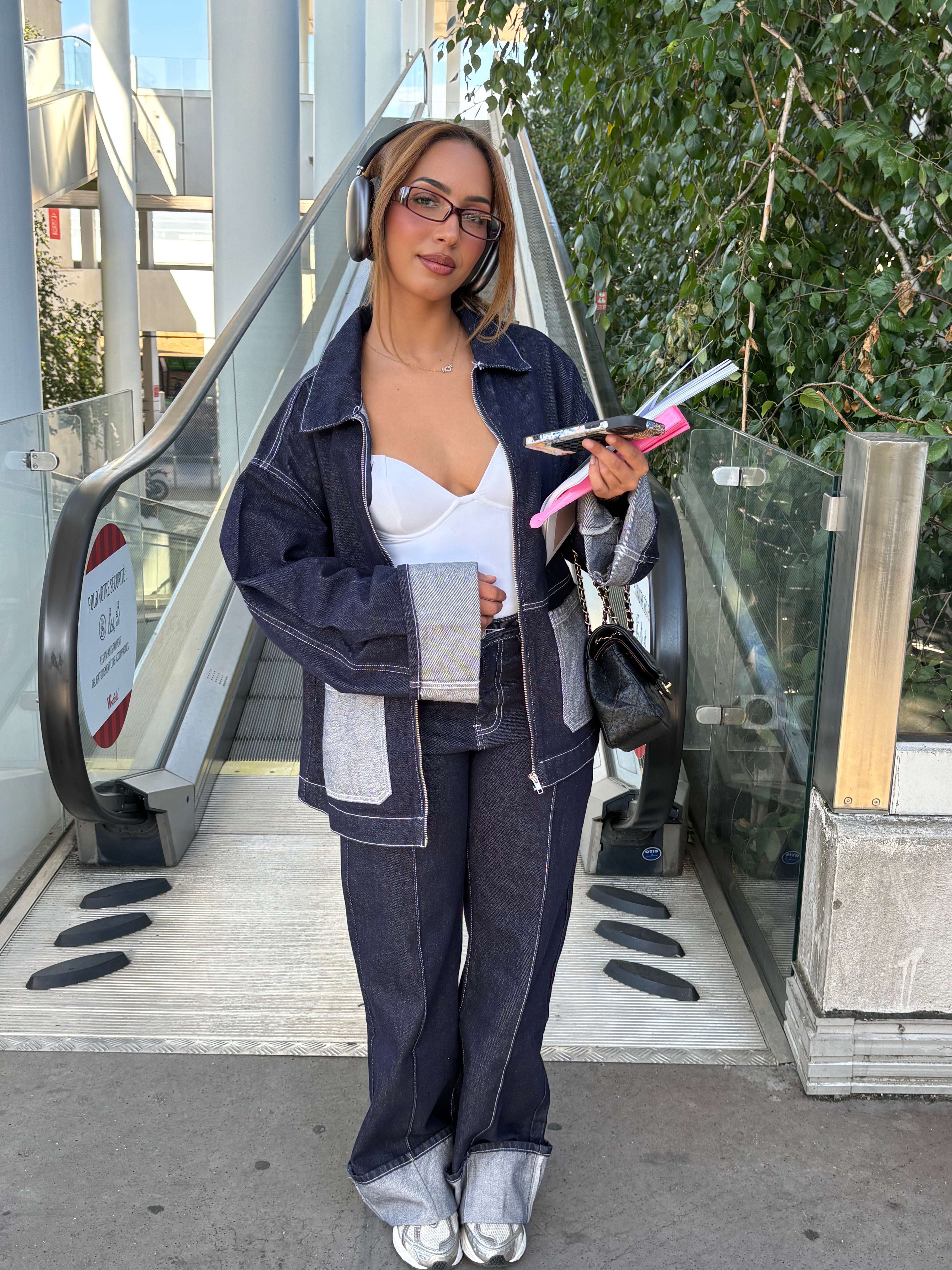 Jeans retroussé Mymy