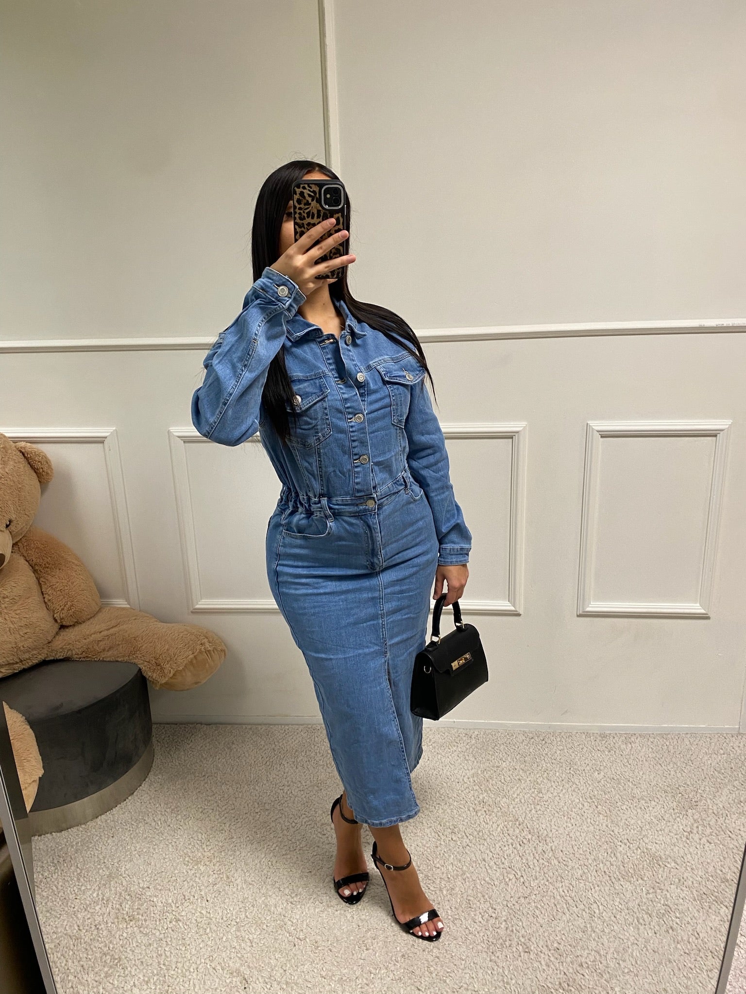 Robe en jean Chaima J794