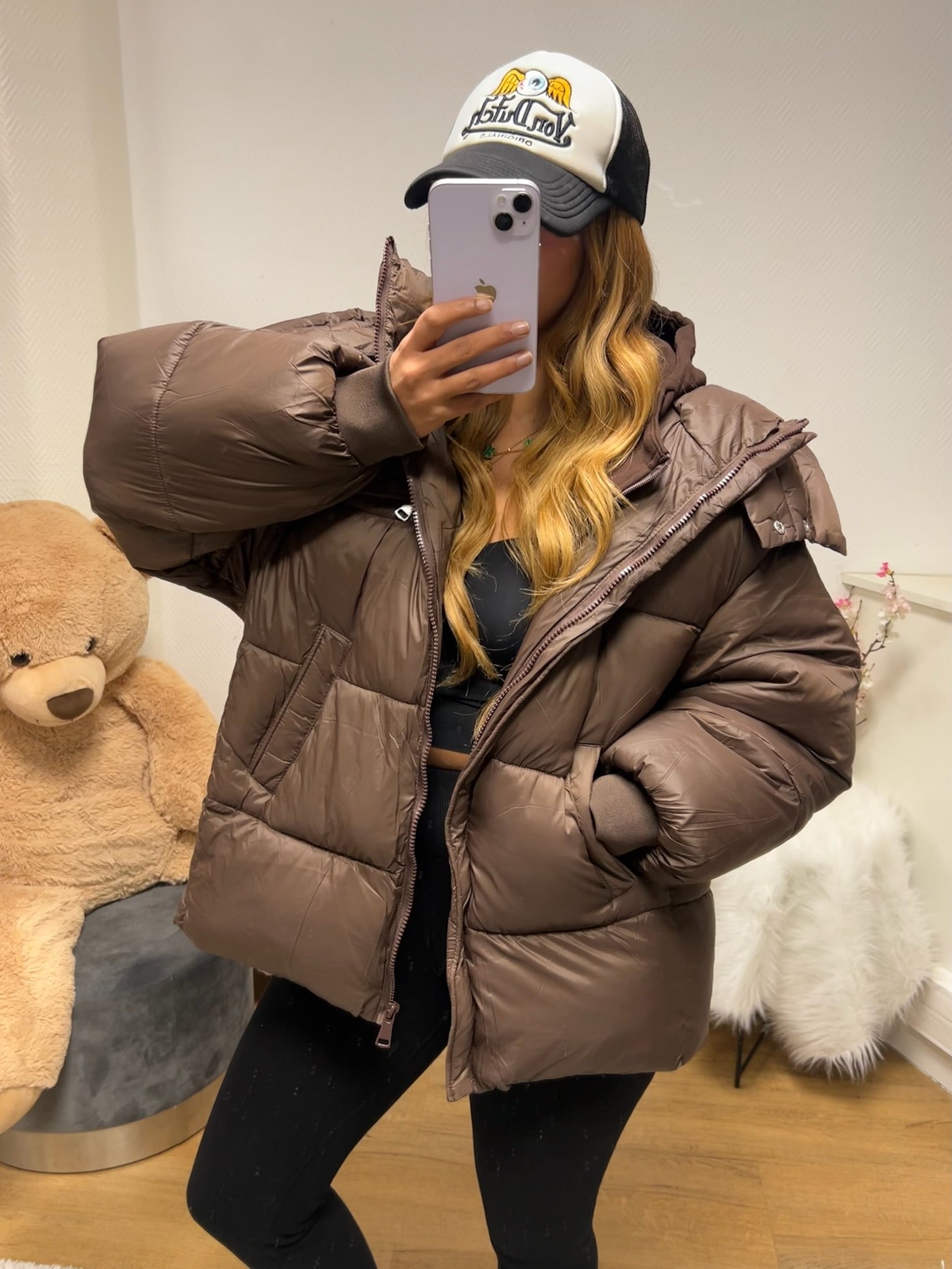 Doudoune Jessie (marron) 91136