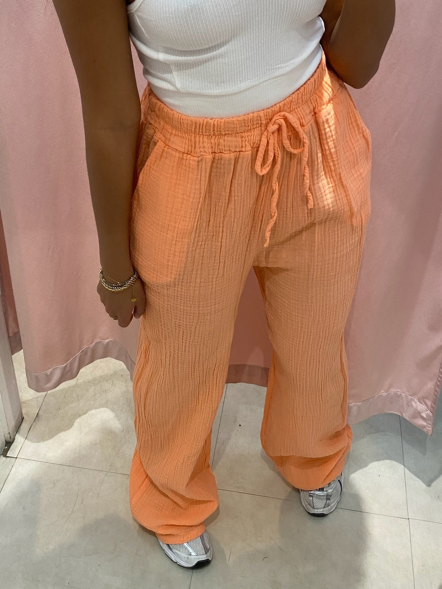 Pantalon gaz de Cotton