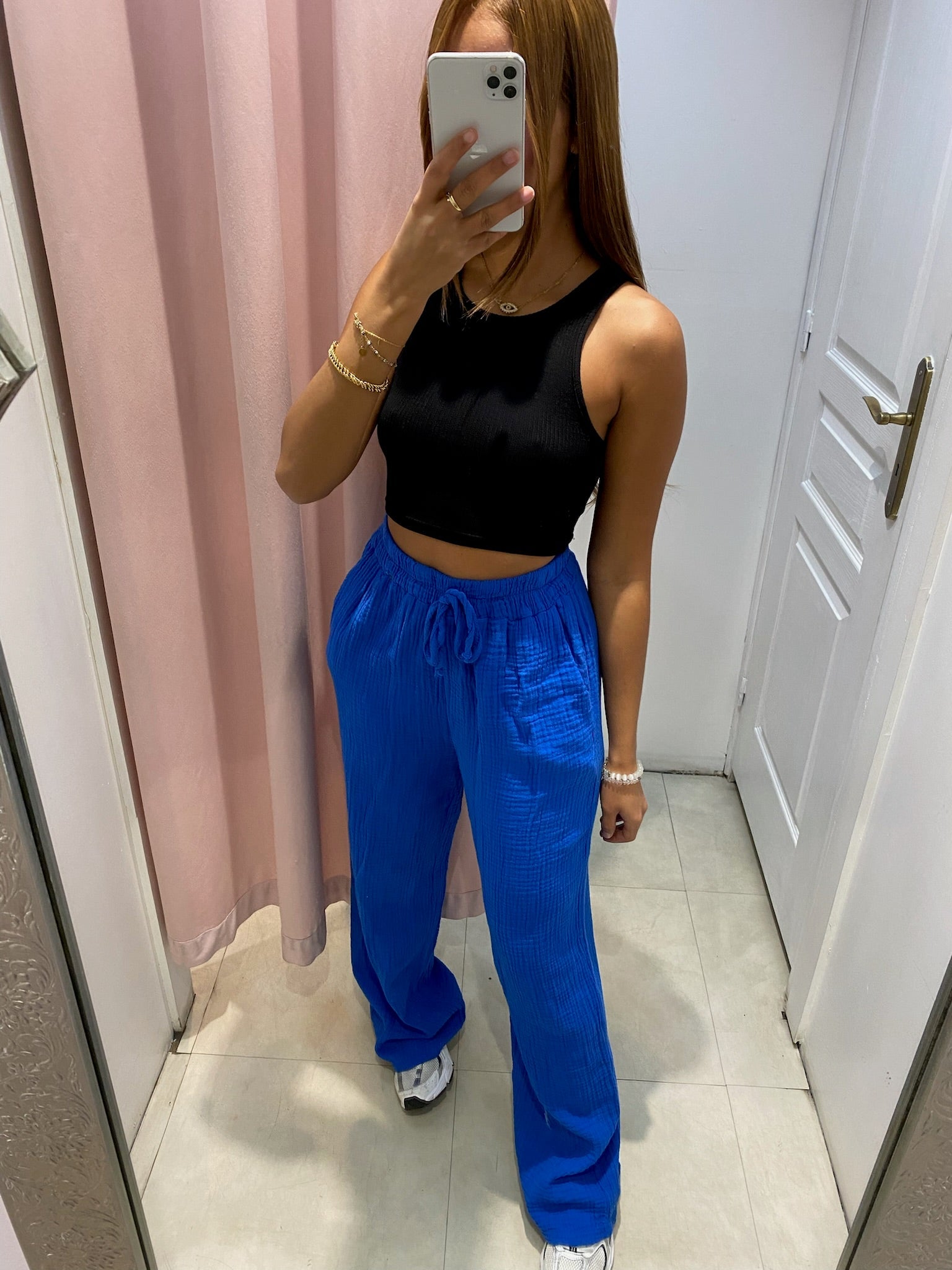 Pantalon Melanie Gaz de coton