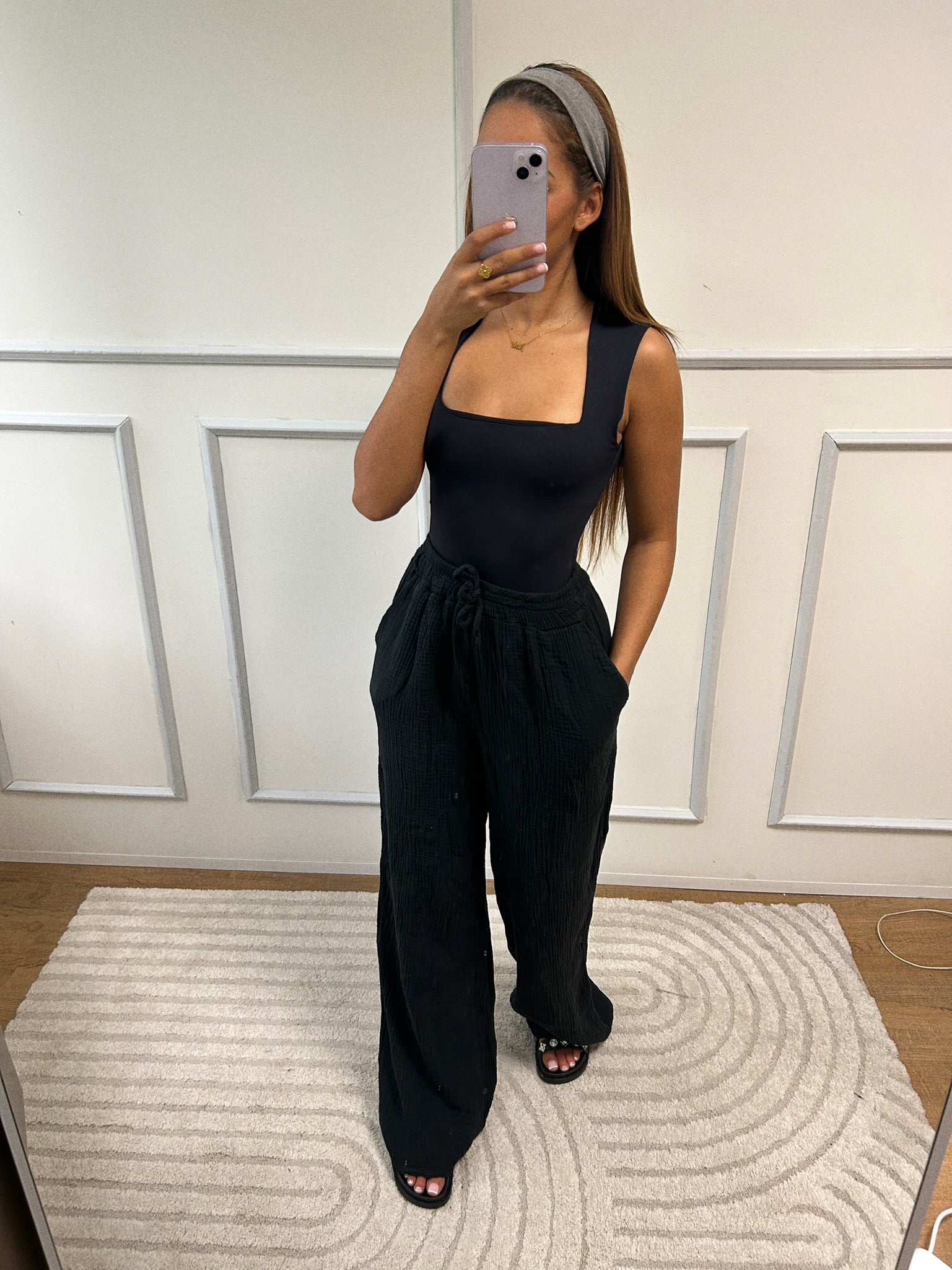 Pantalon Melanie Gaz de coton