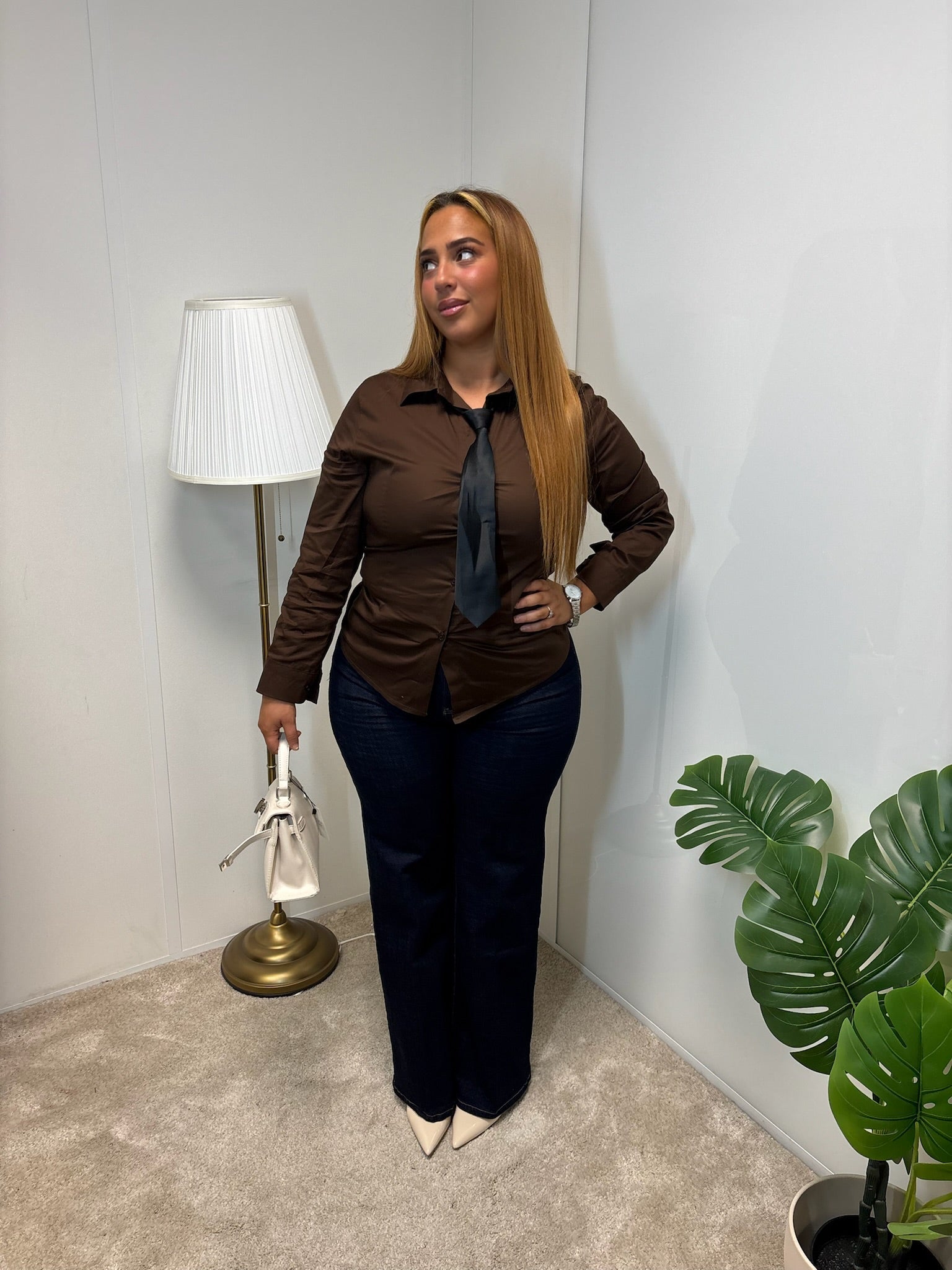 Chemise + cravate  Chloé