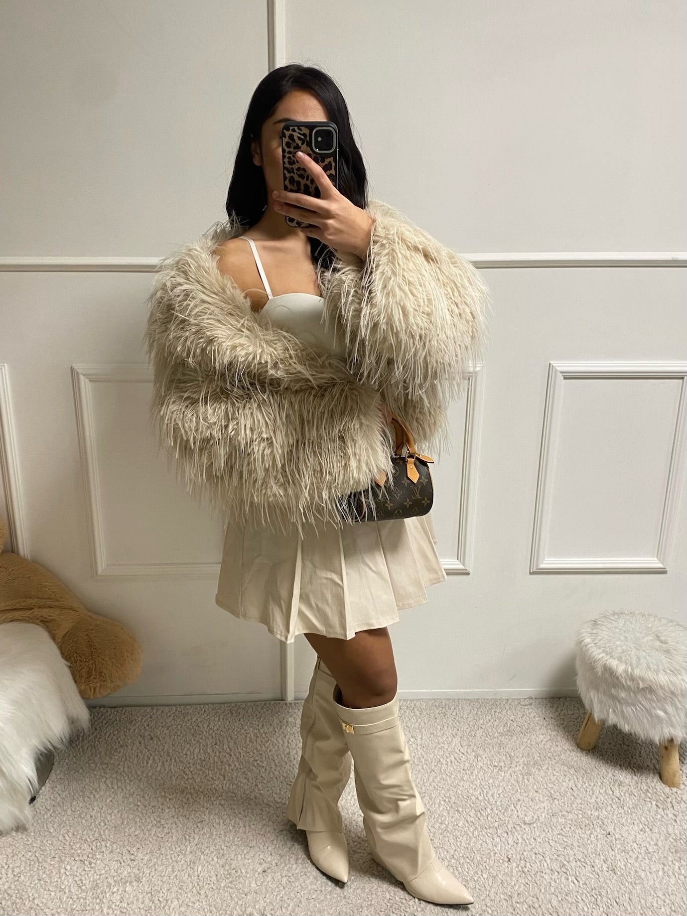 Fourrure Lucy beige(40968)