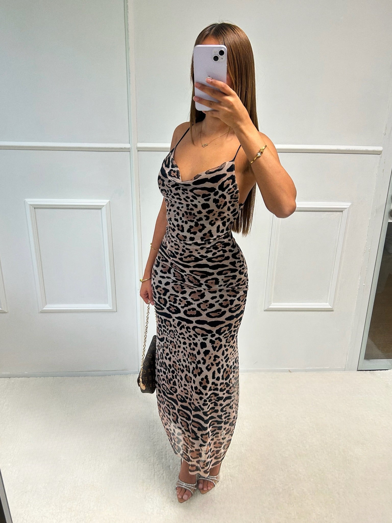 Robe Nidale [leopard noir]3328