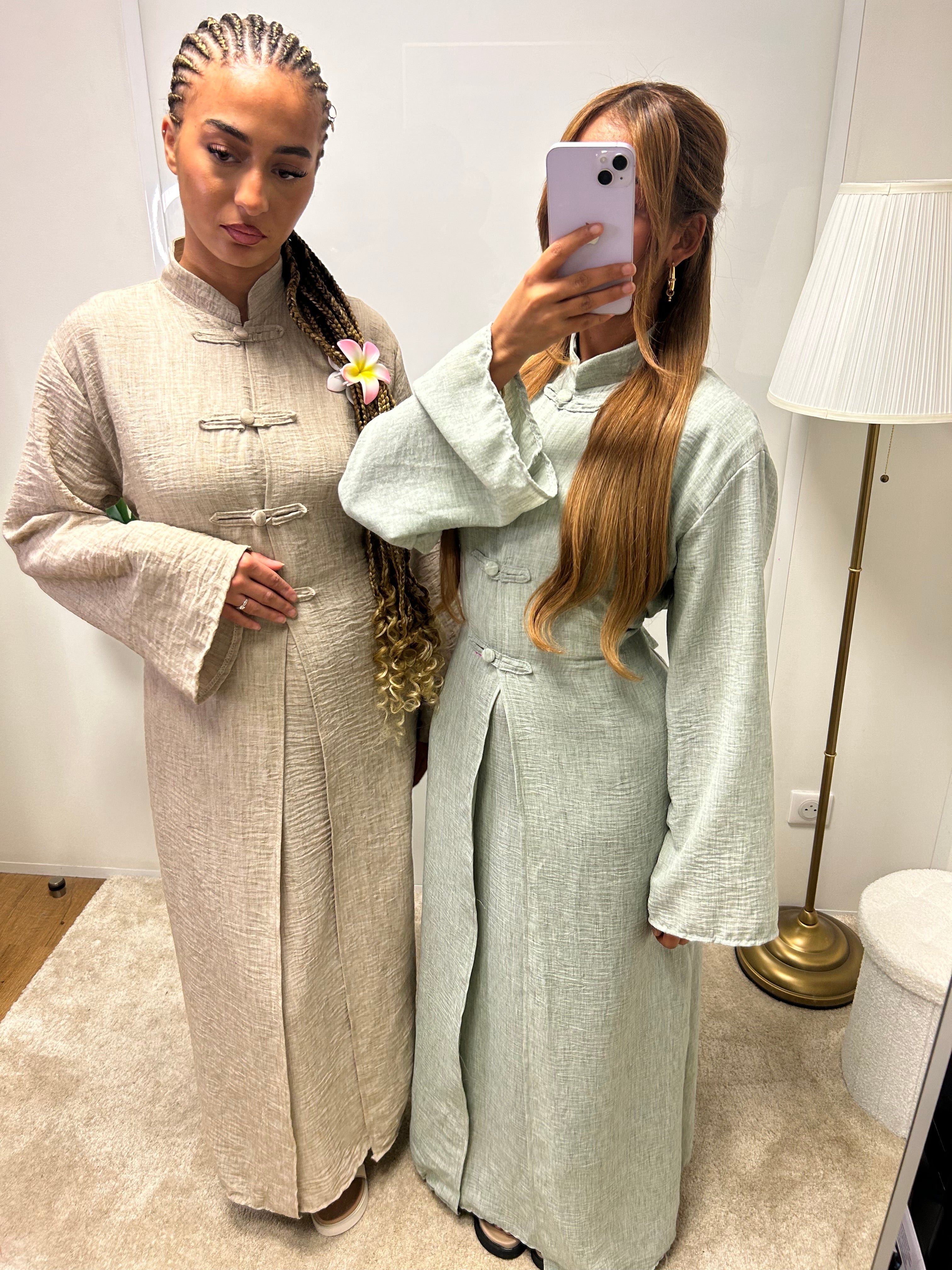 KIMONO + ROBE GENNA Sans manche a L’intérieur