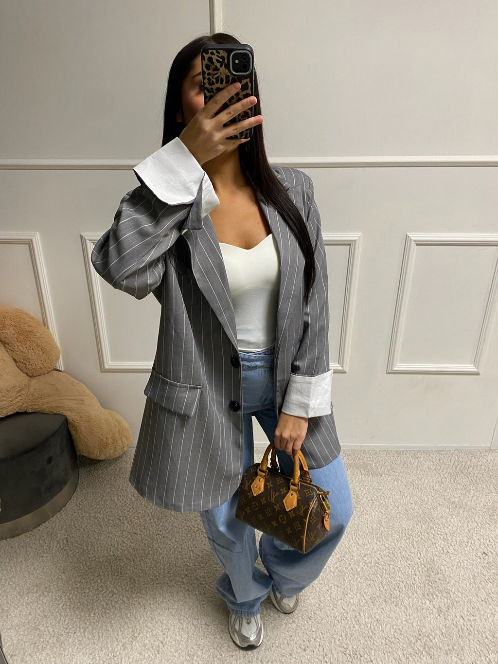 Blazer Asmaa rayures