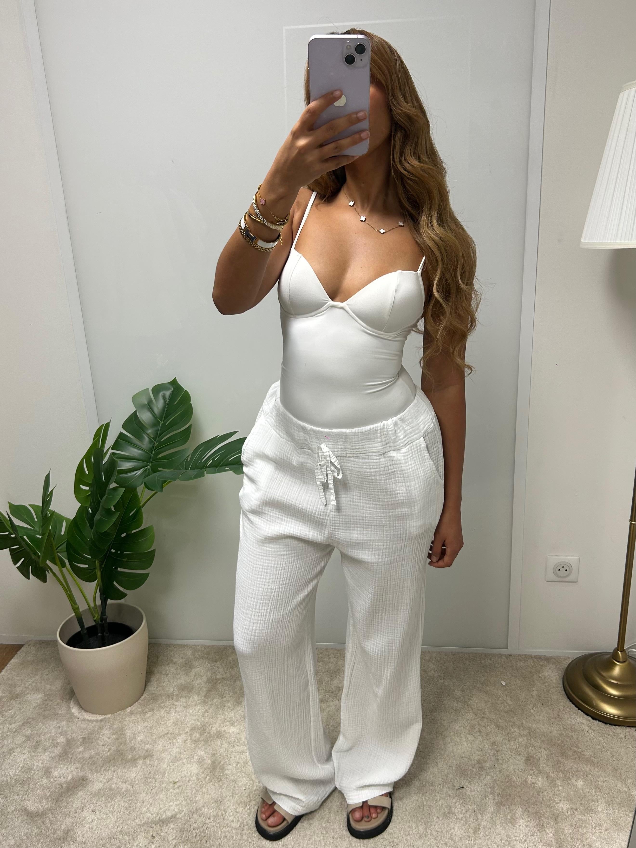 Pantalon gaz de Cotton