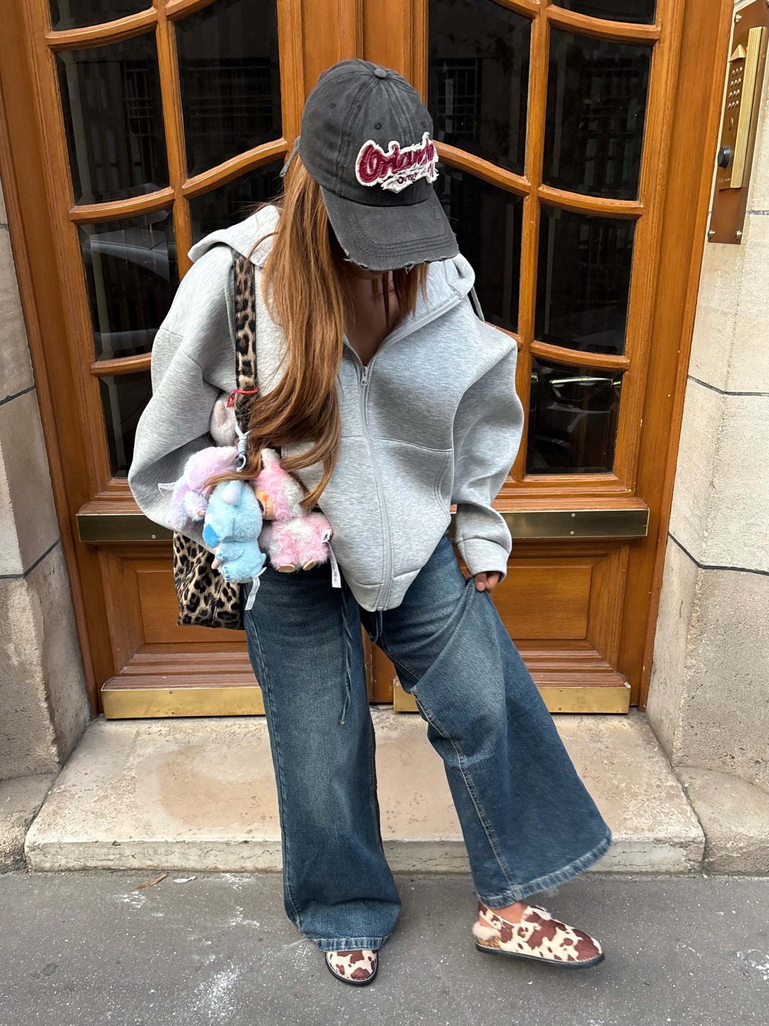 Gilet NORA oversize à capuche zipé
