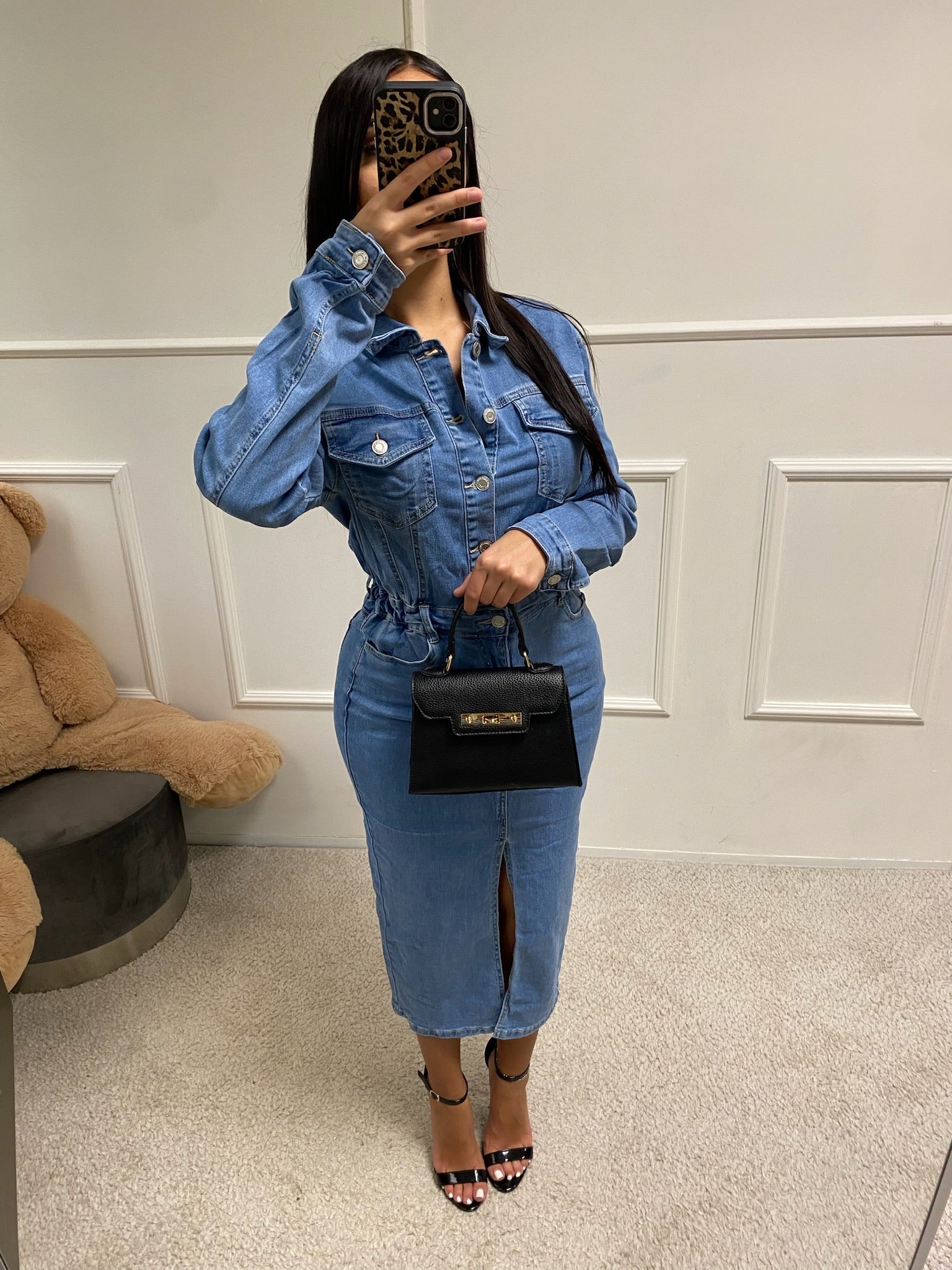 Robe en jean Chaima J794