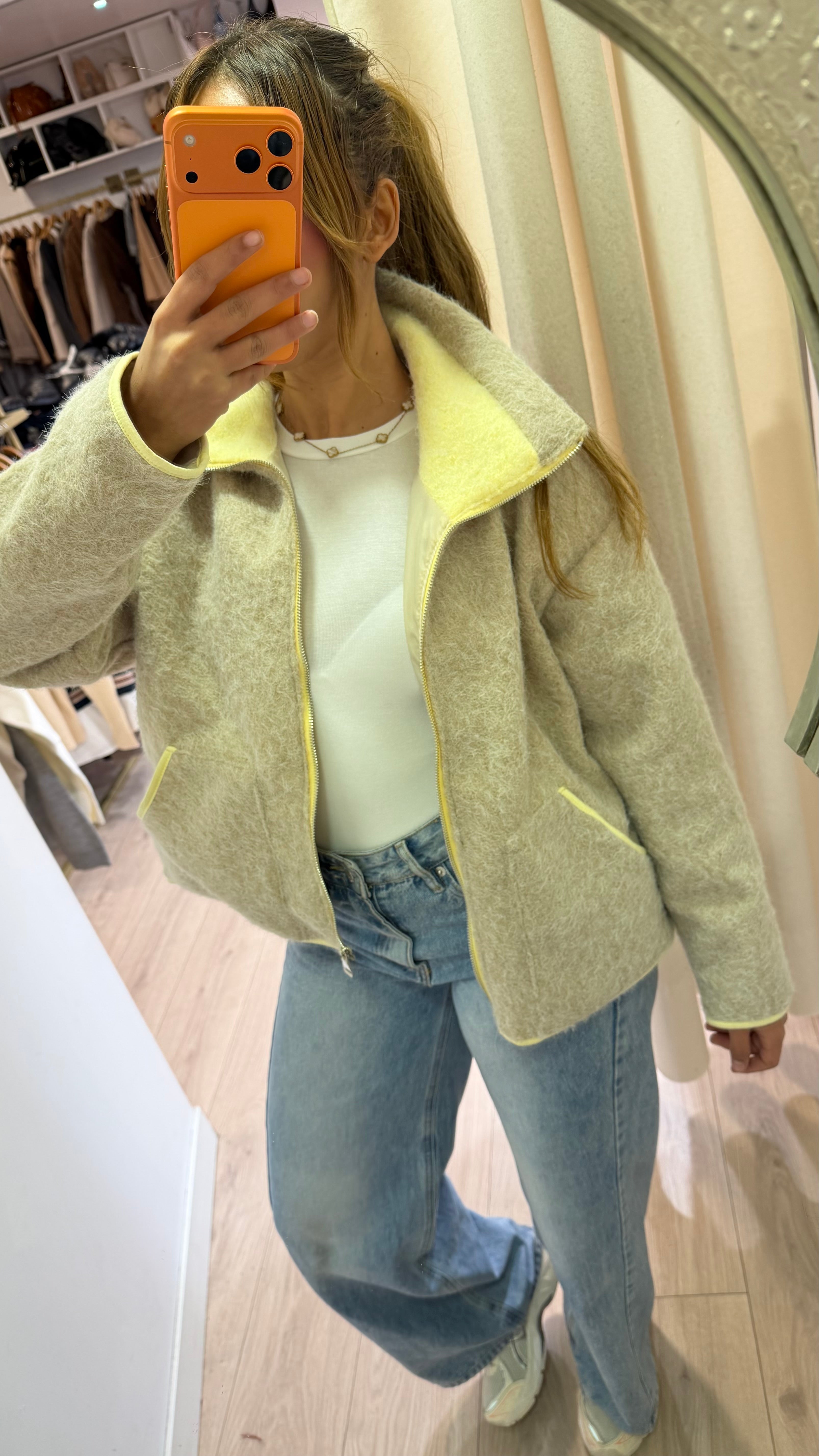 Veste bicolore NADINE