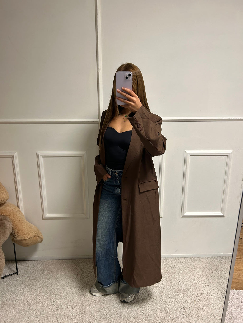 Blazer oversize long