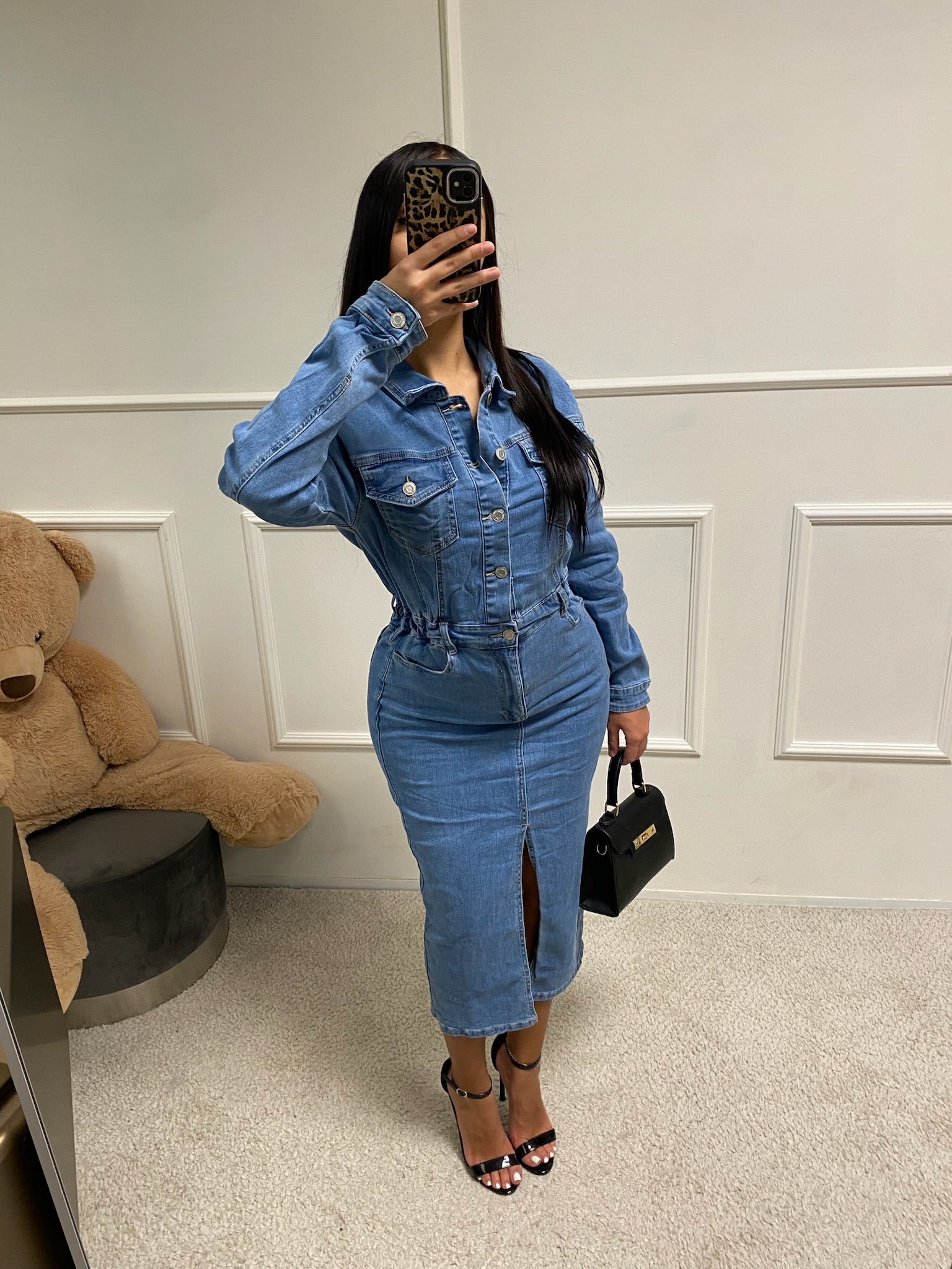 Robe en jean Chaima J794