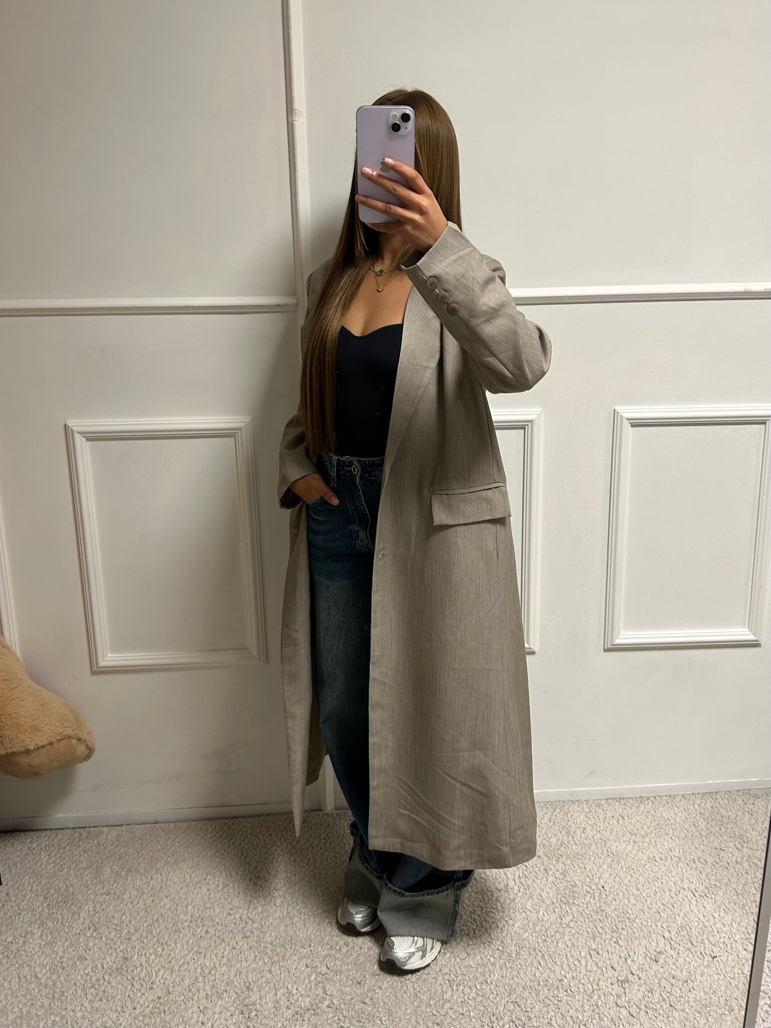 Blazer oversize long
