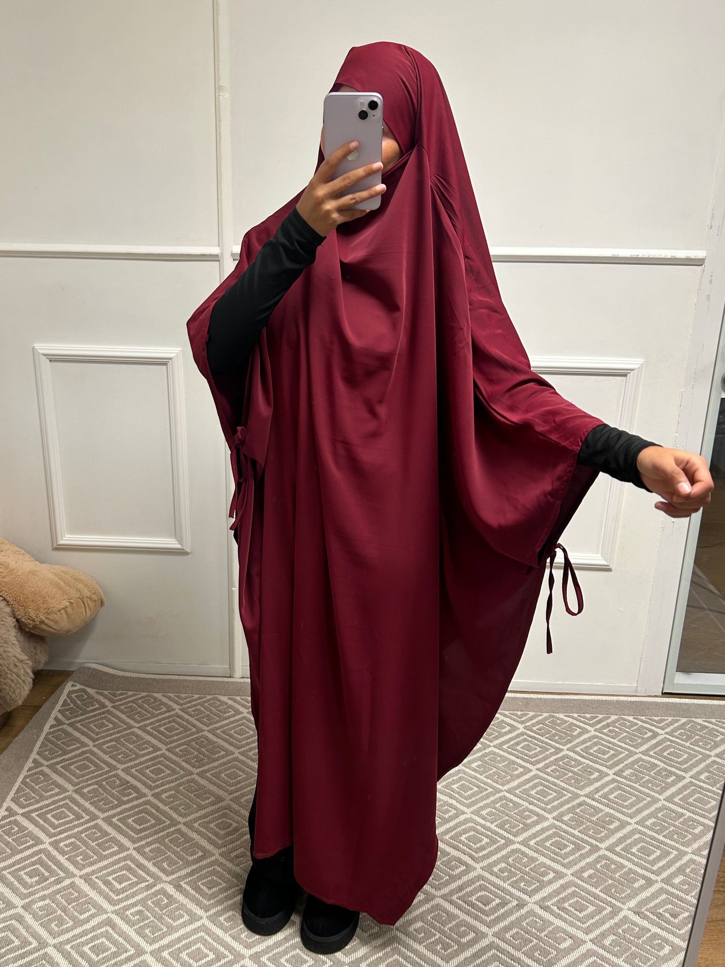 Abaya voile intégré Neyla