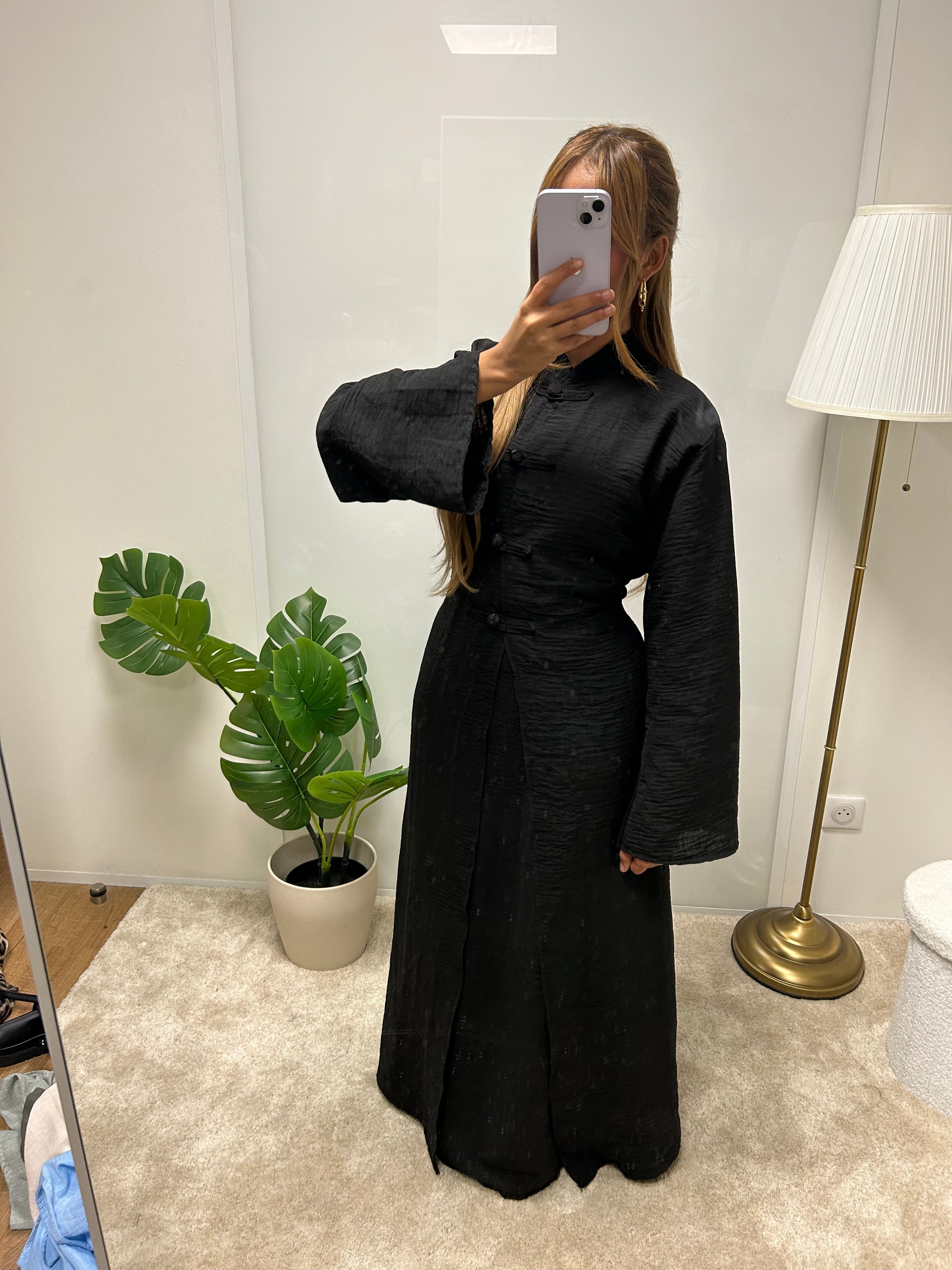KIMONO + ROBE GENNA Sans manche a L’intérieur