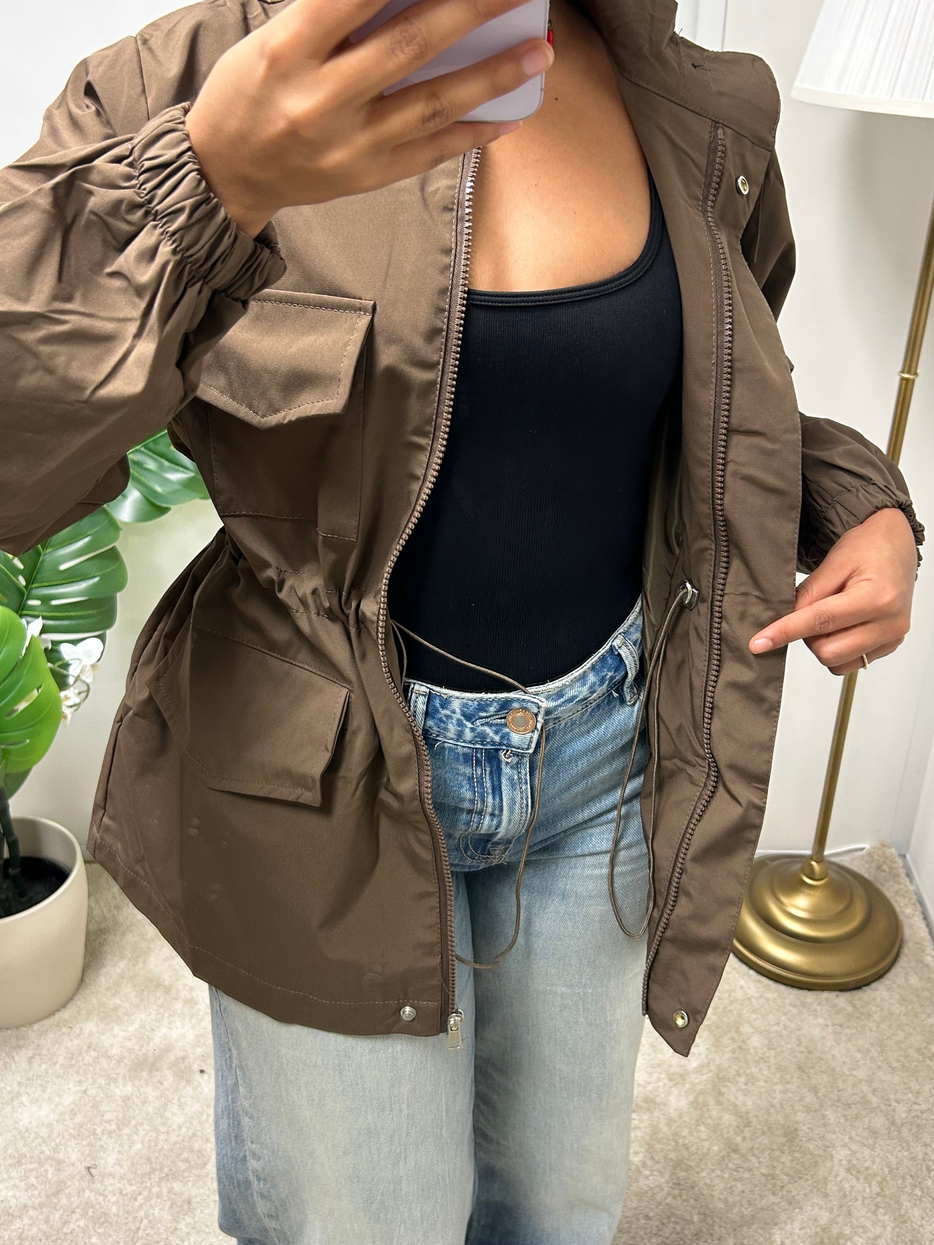 Manteaux Imperméable MAEVA [ Marron ]9610