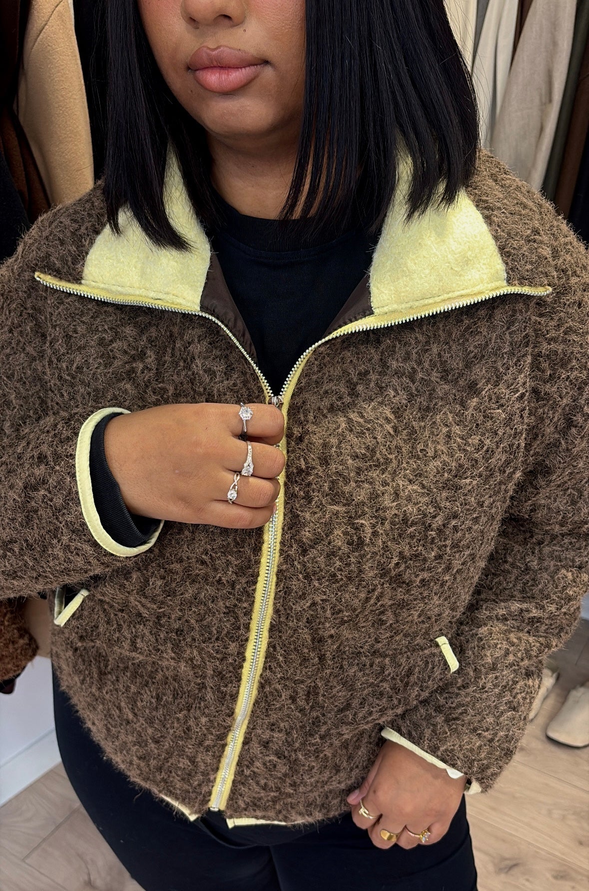 Veste bicolore NADINE