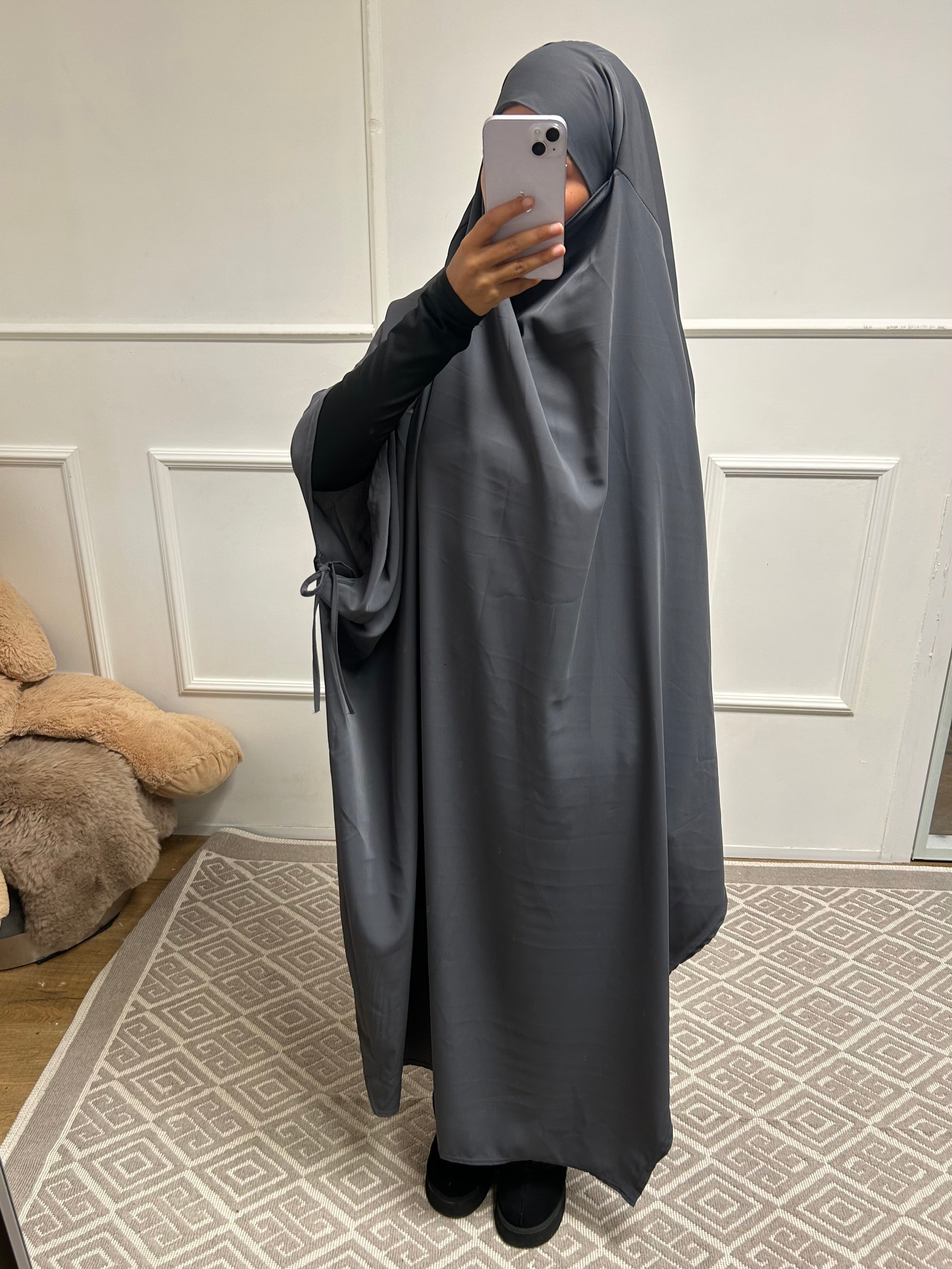 Abaya voile intégré Neyla