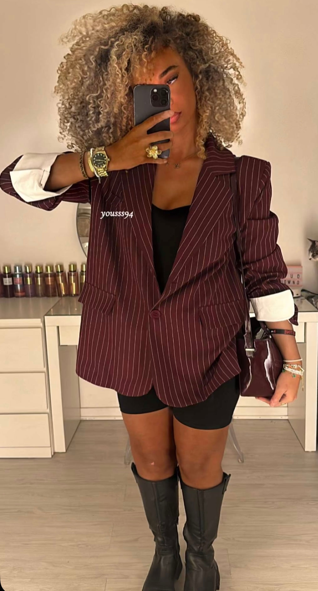Blazer Asmaa rayures