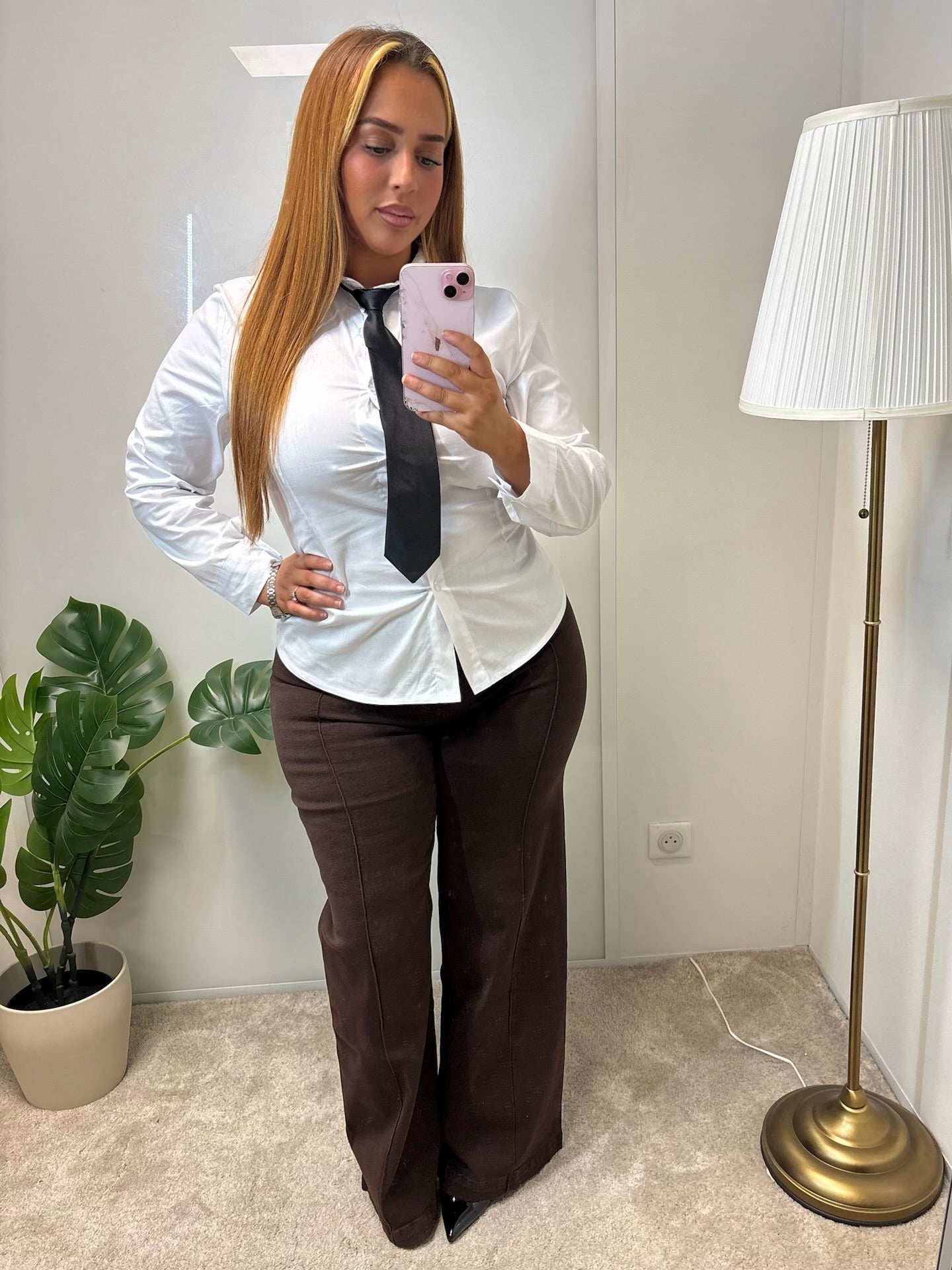 Chemise + cravate  Chloé