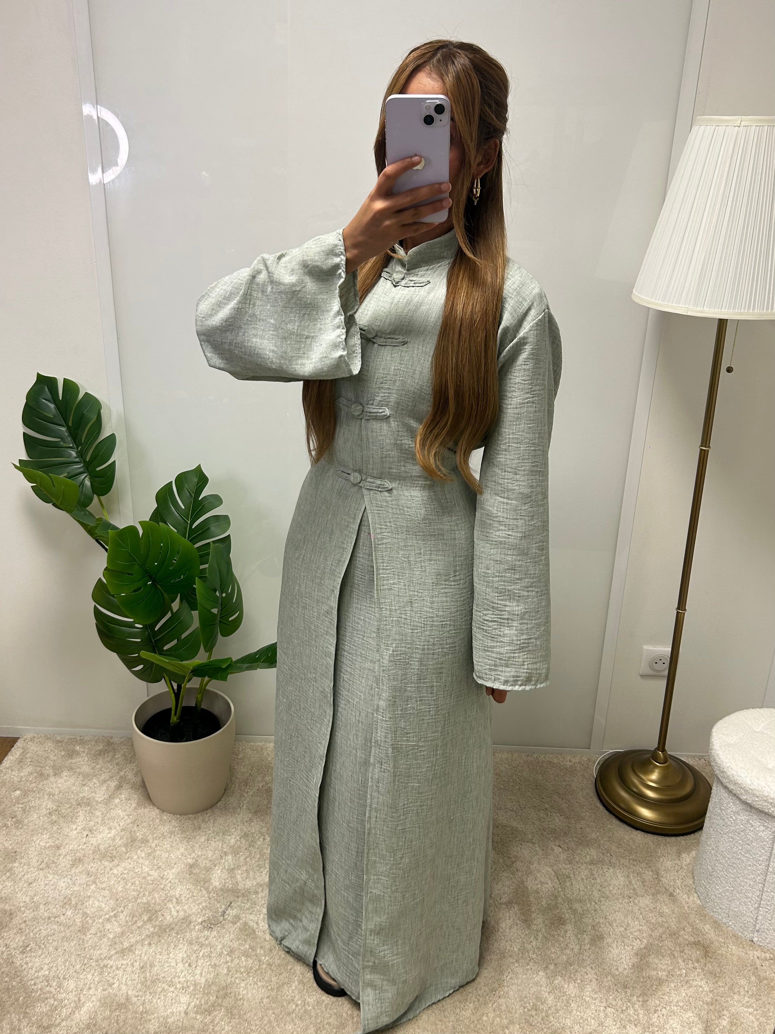 KIMONO + ROBE GENNA Sans manche a L’intérieur