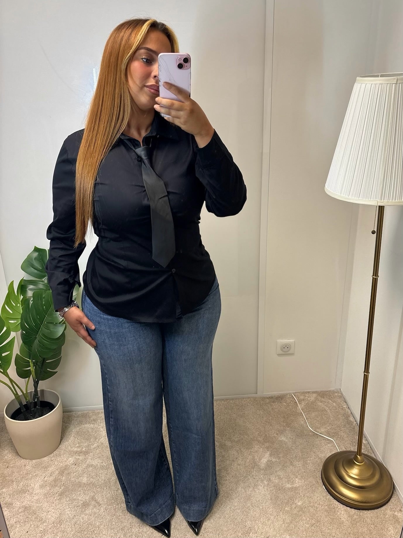 Chemise + cravate  Chloé