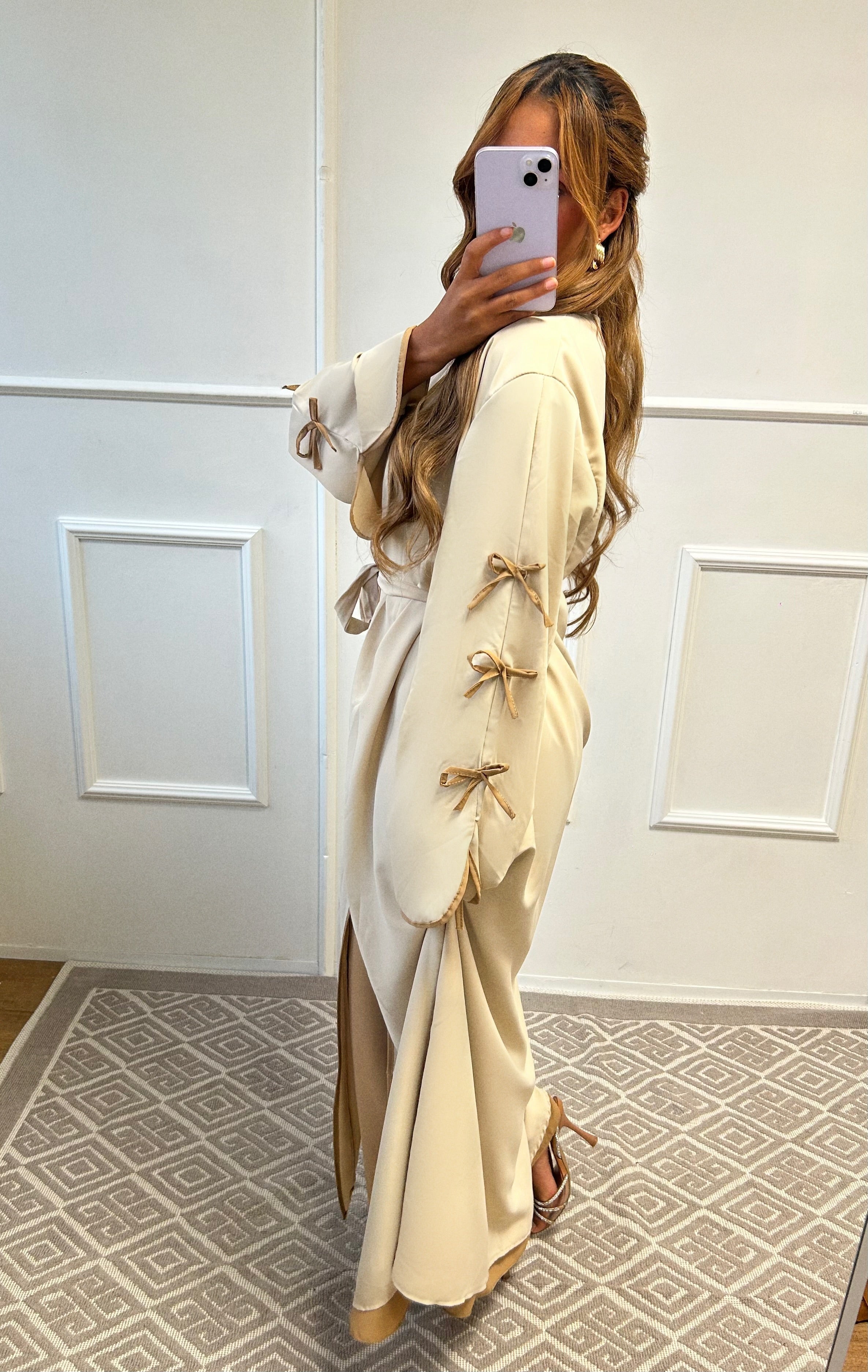 Abaya + kimono Cerise