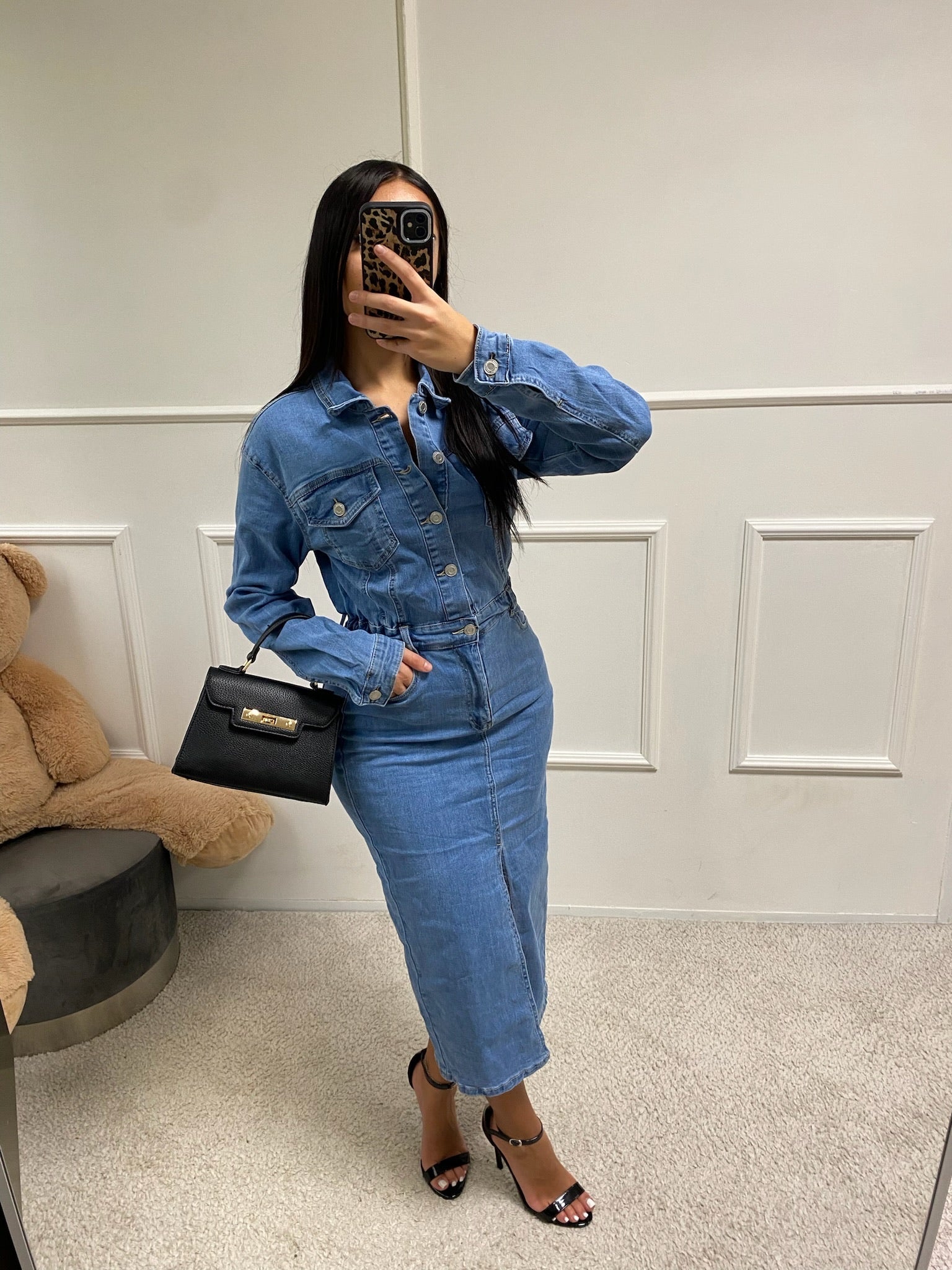 Robe en jean Chaima J794