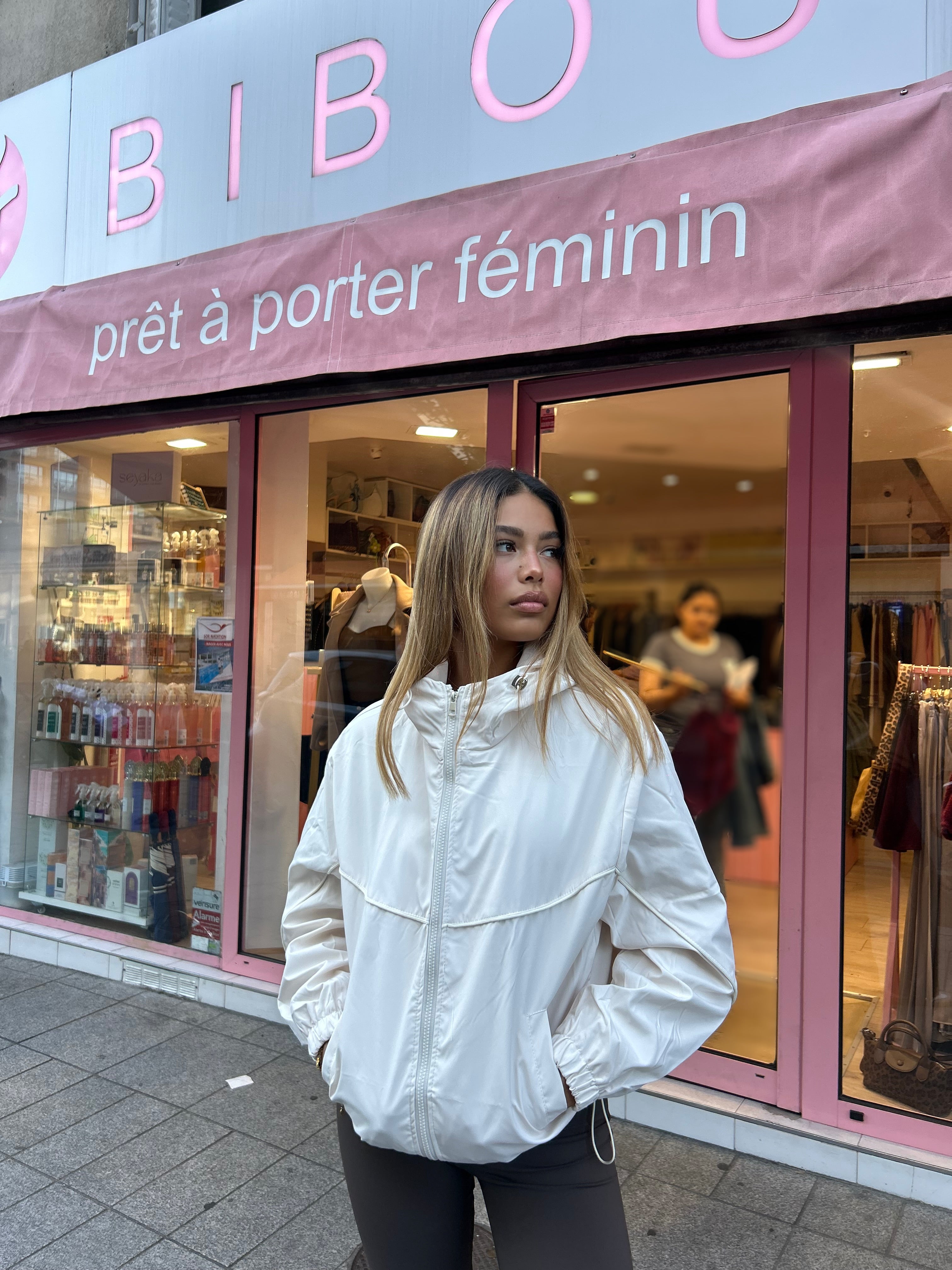 K-way à capuche Ayna