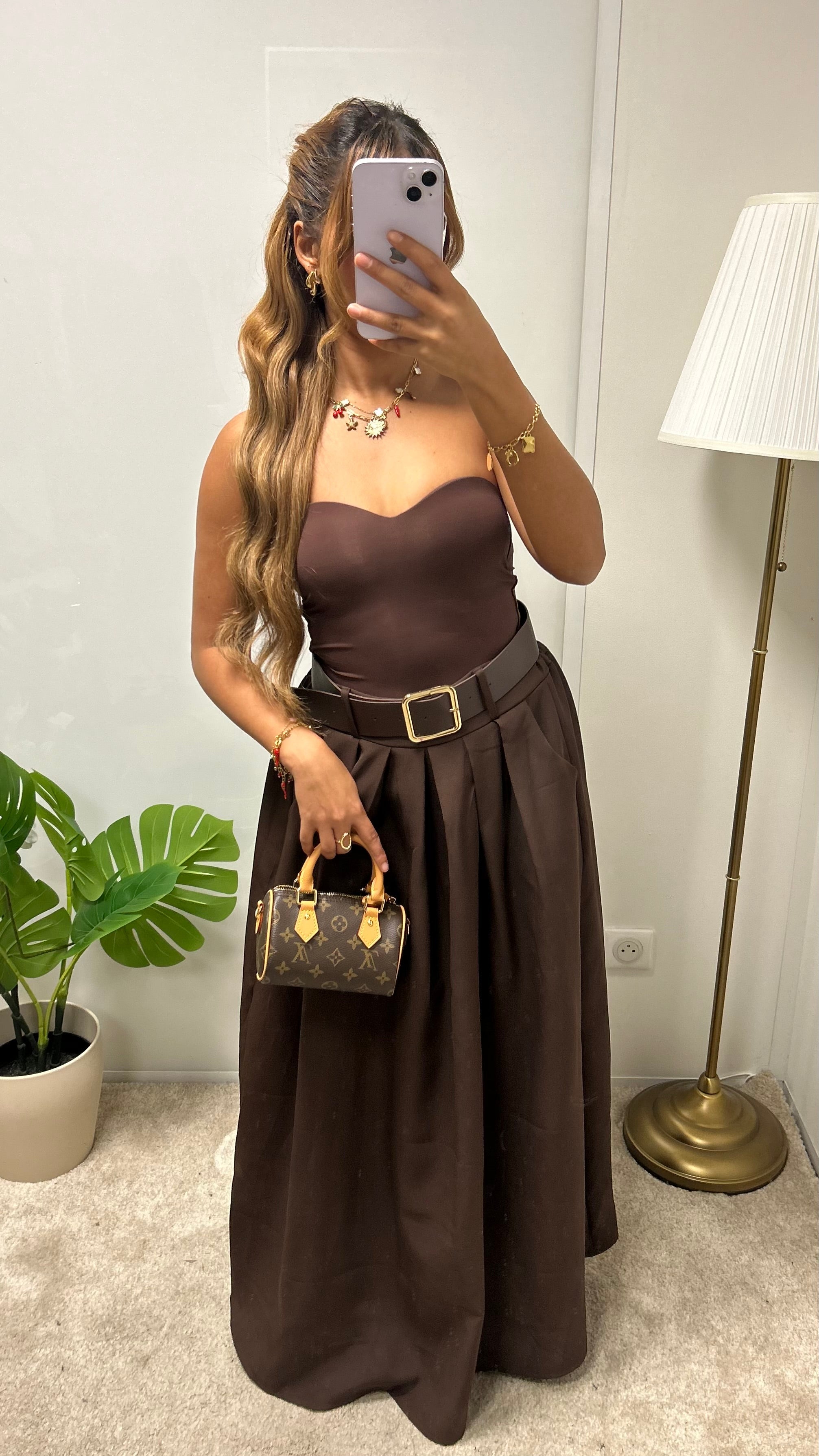 Jupe CYNDELLE à ceinture