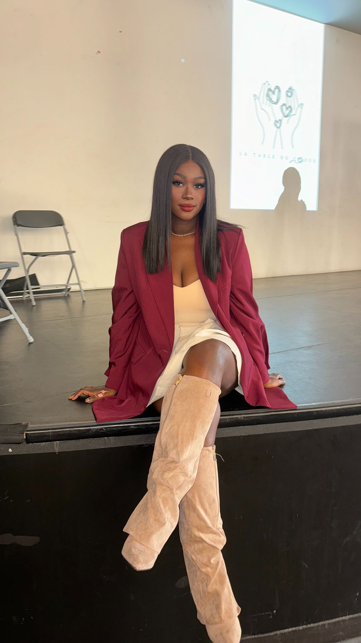 Bottes a talons suédine MARWA