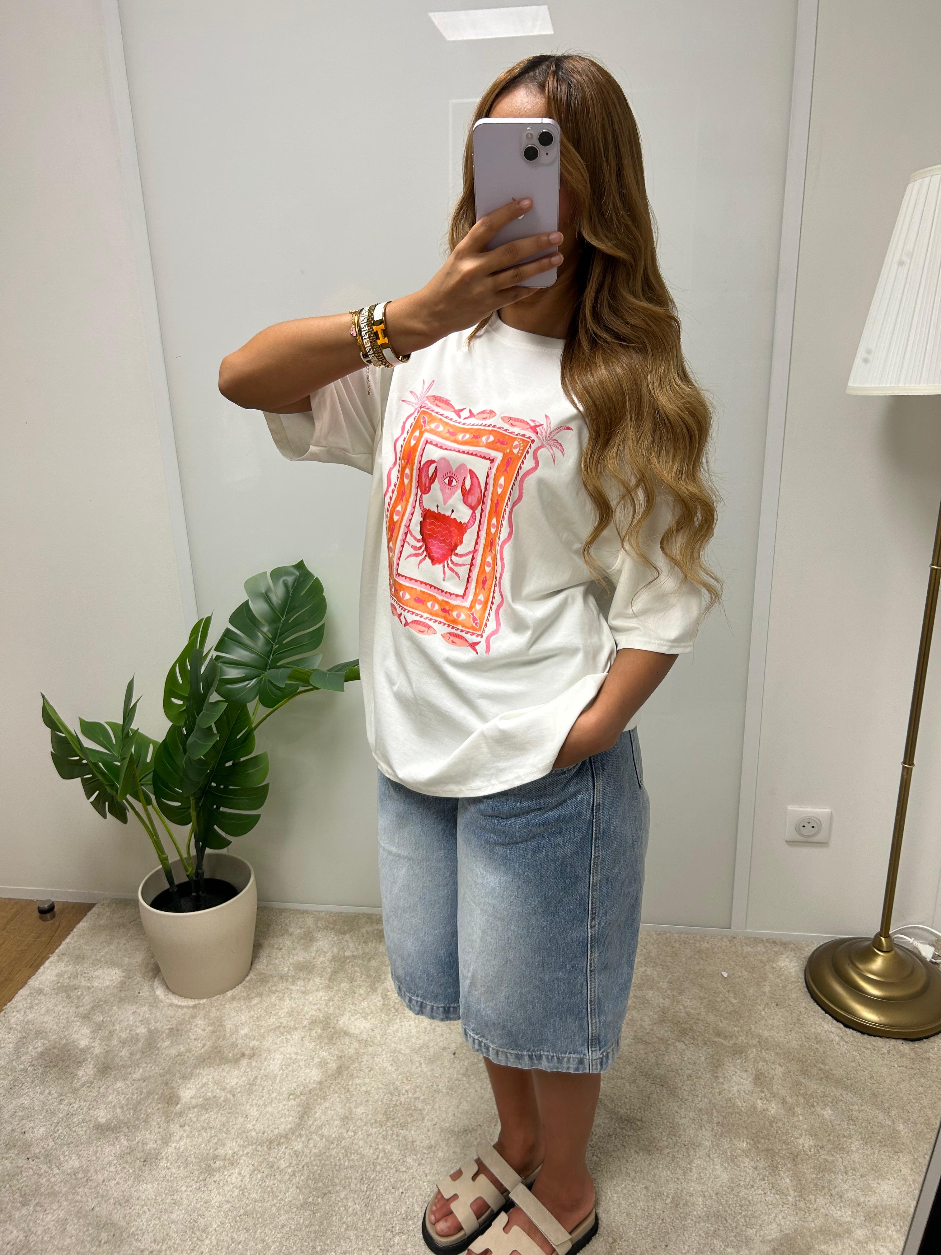 T-shirt  crabe modèle 3