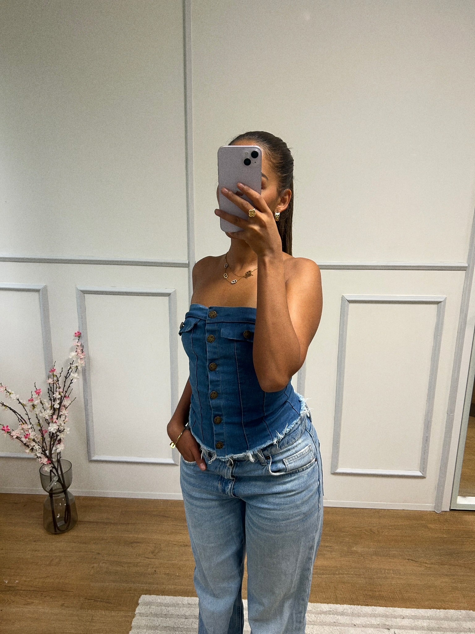 Corset DINA [ bleu clair ]
