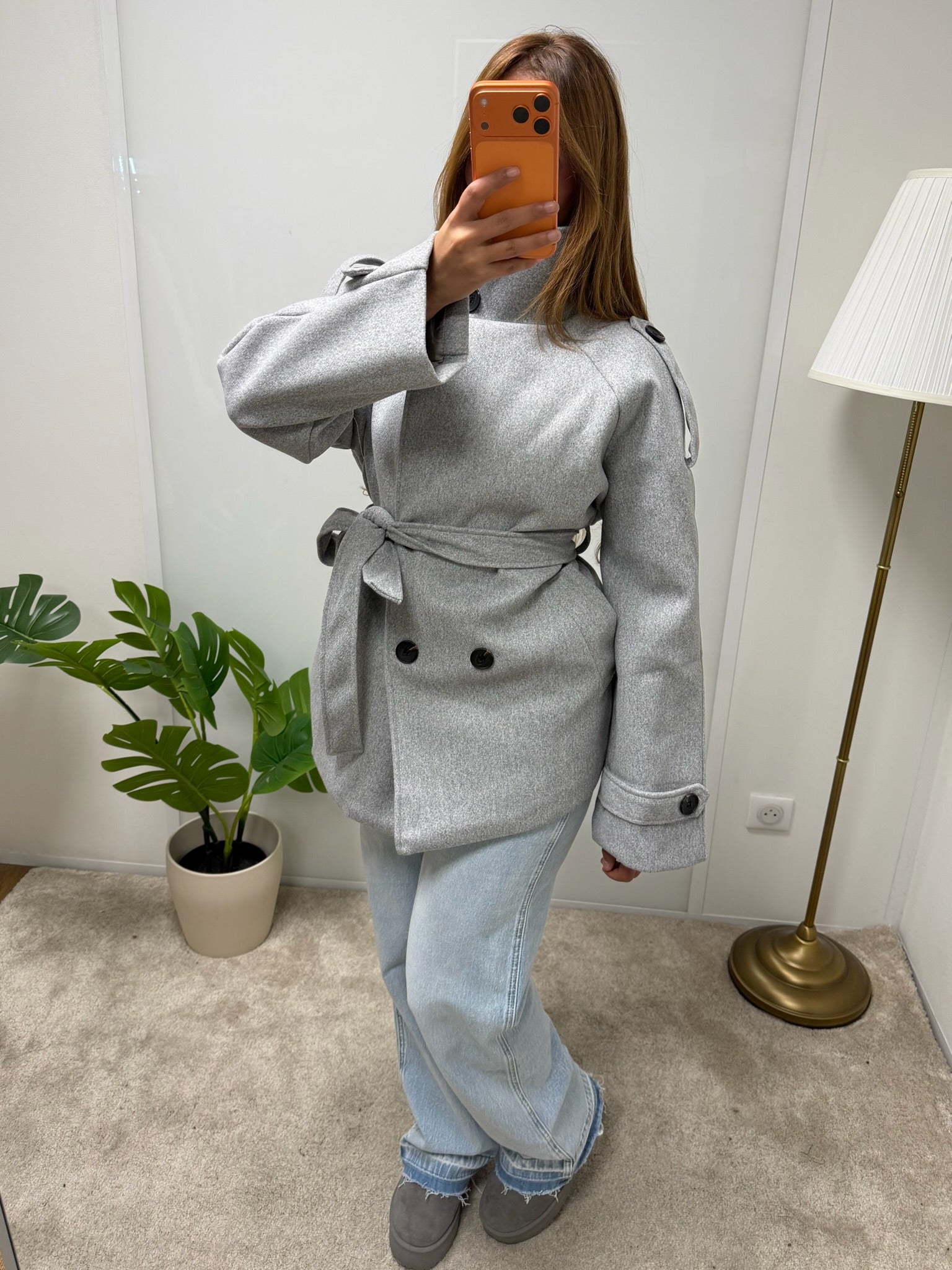 Manteau à col montant Sabrina