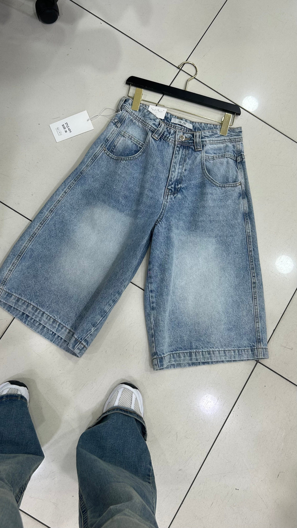 Bermuda en jeans