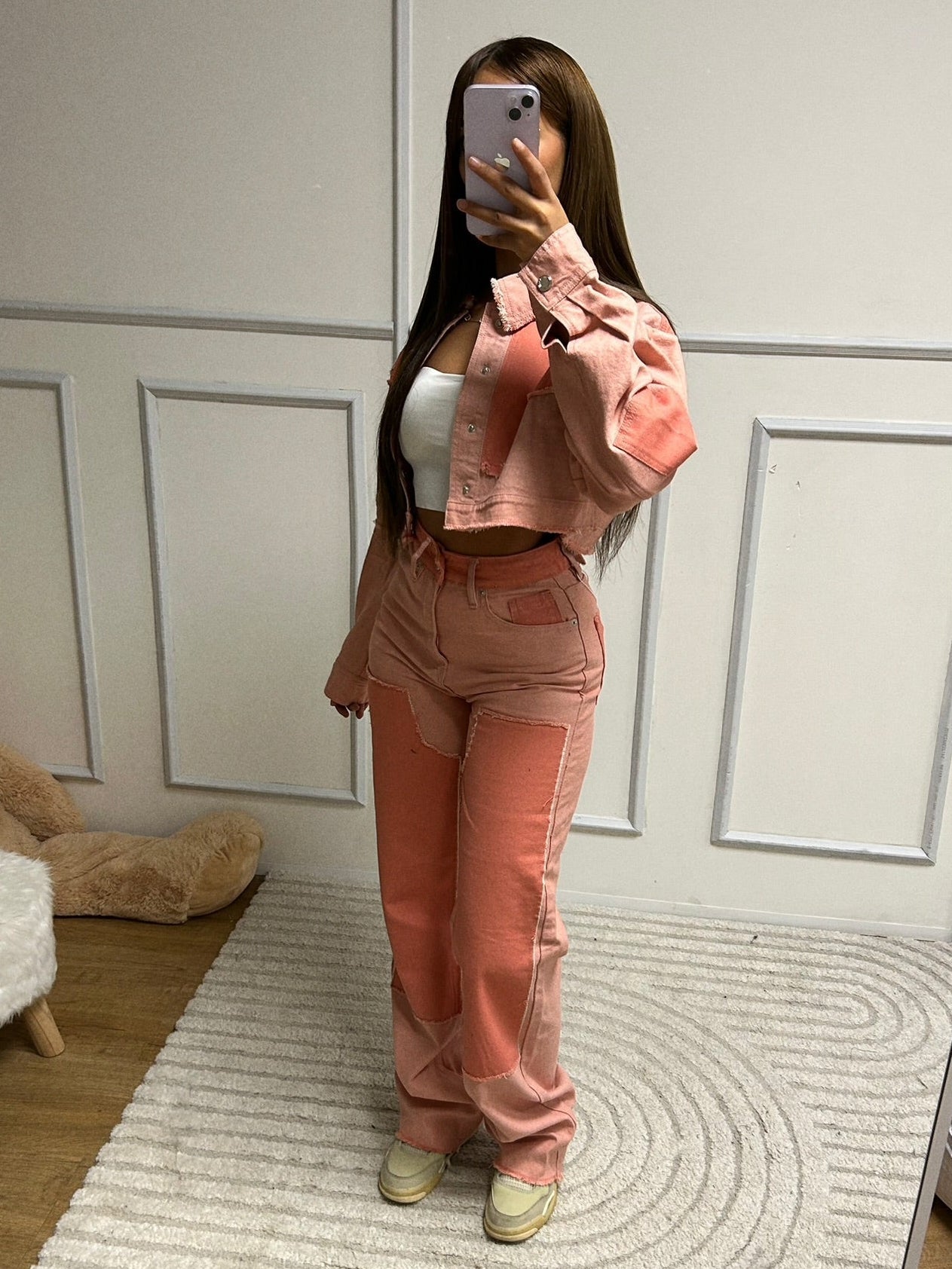 Jeans à empiècement Rosie