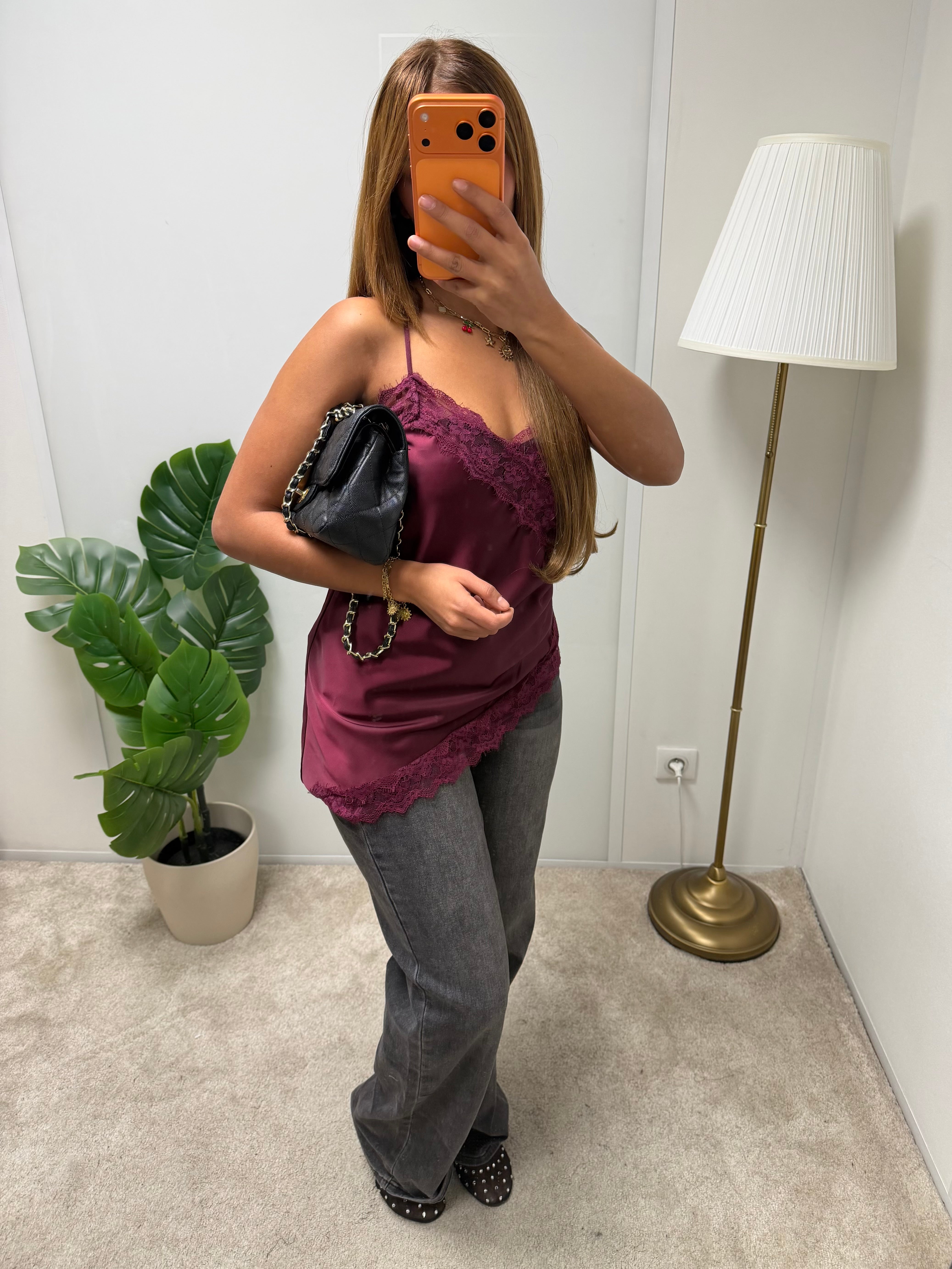 Top a dentelle  Rita (modèle court)