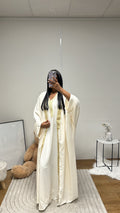 Abaya + Kimono Leyla (Blanc)