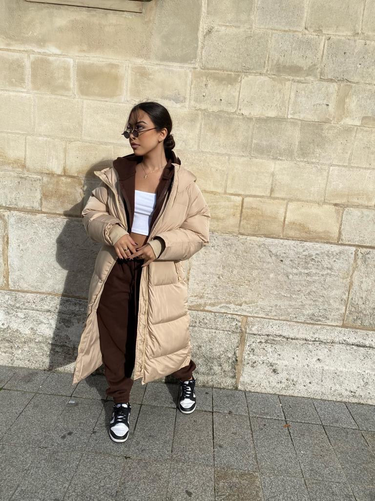 Doudoune Oversize Beige Z231