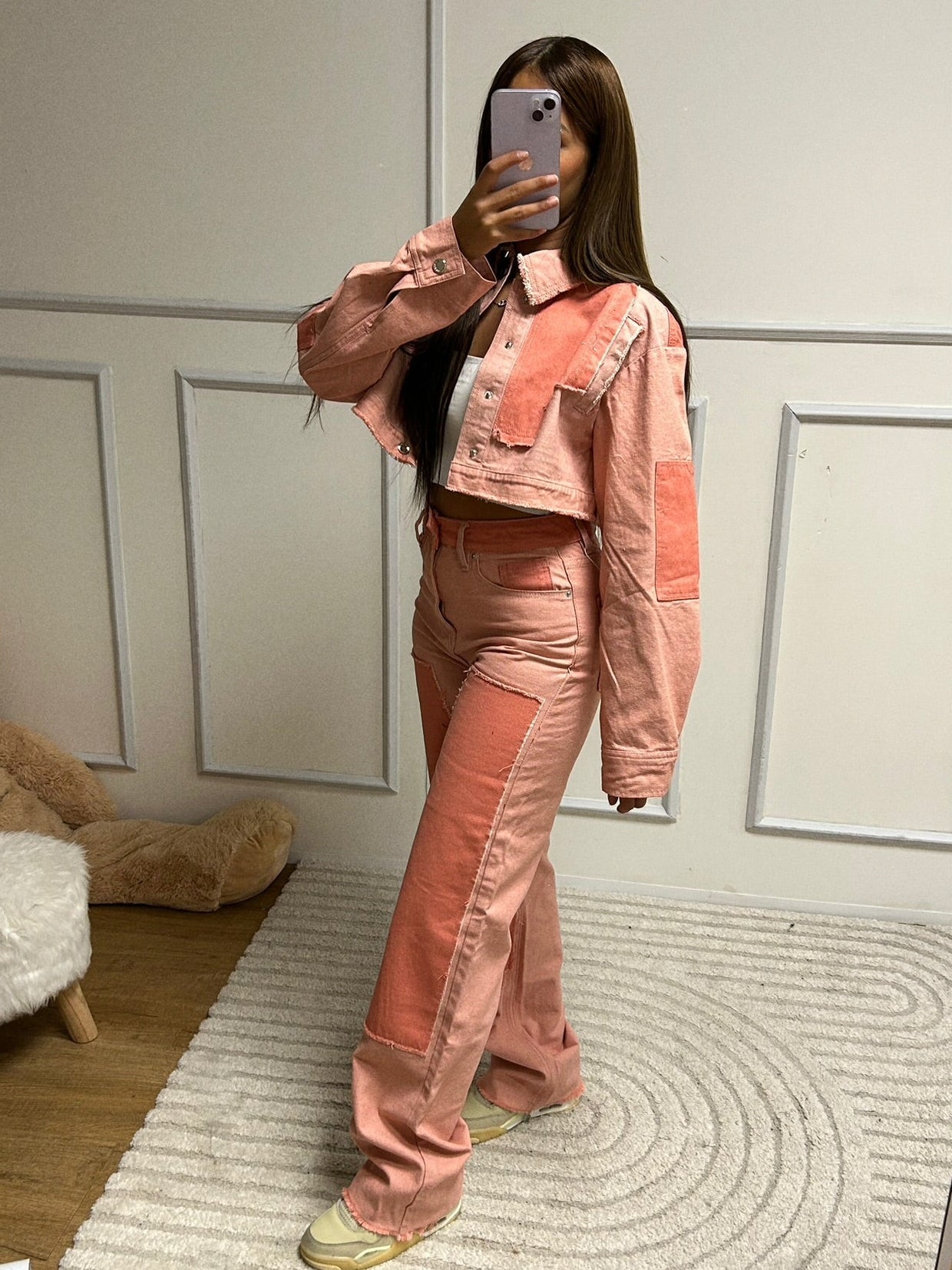 Jeans à empiècement Rosie