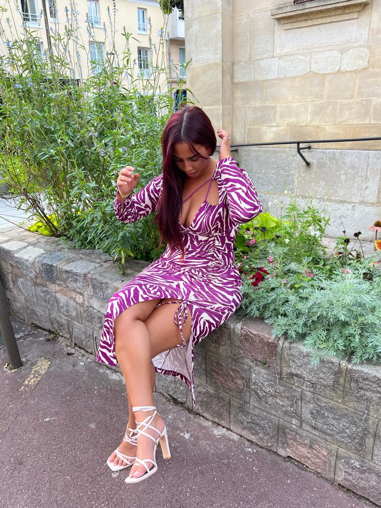 Robe Pauline manches longues