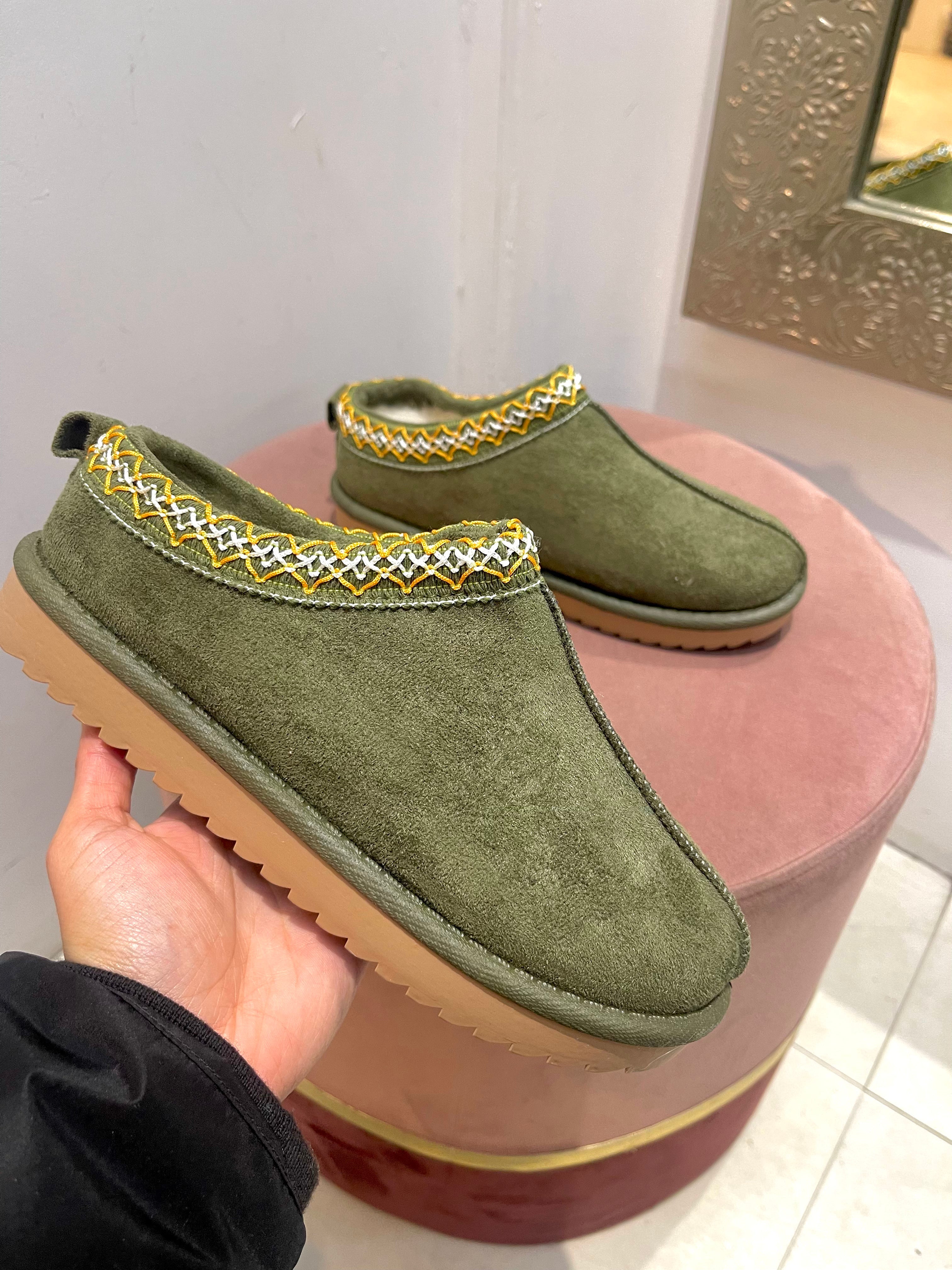 Mocassin ERICKA [CA-22 ARMY GREEN]