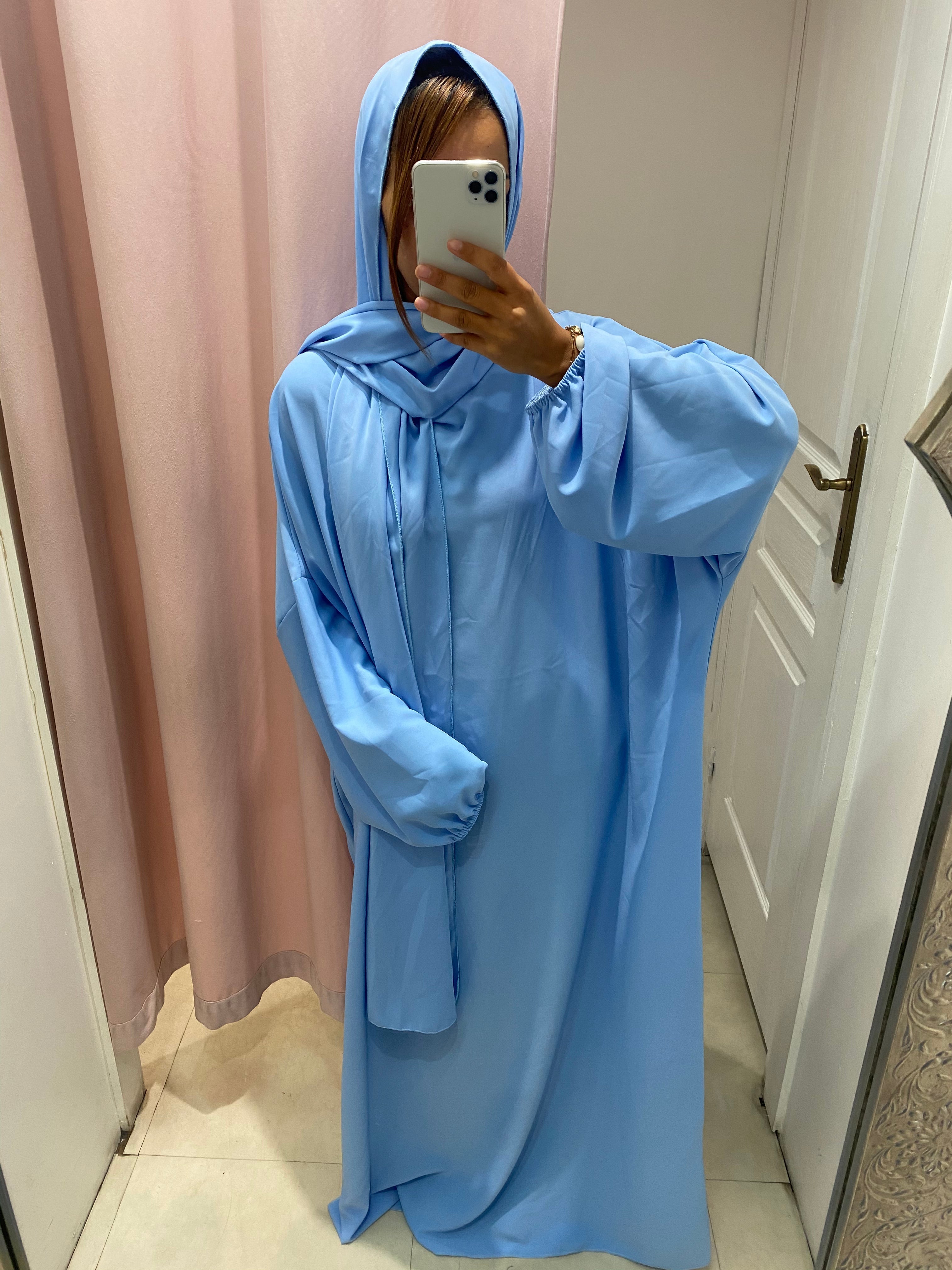 Abaya Iliana foulard intégré